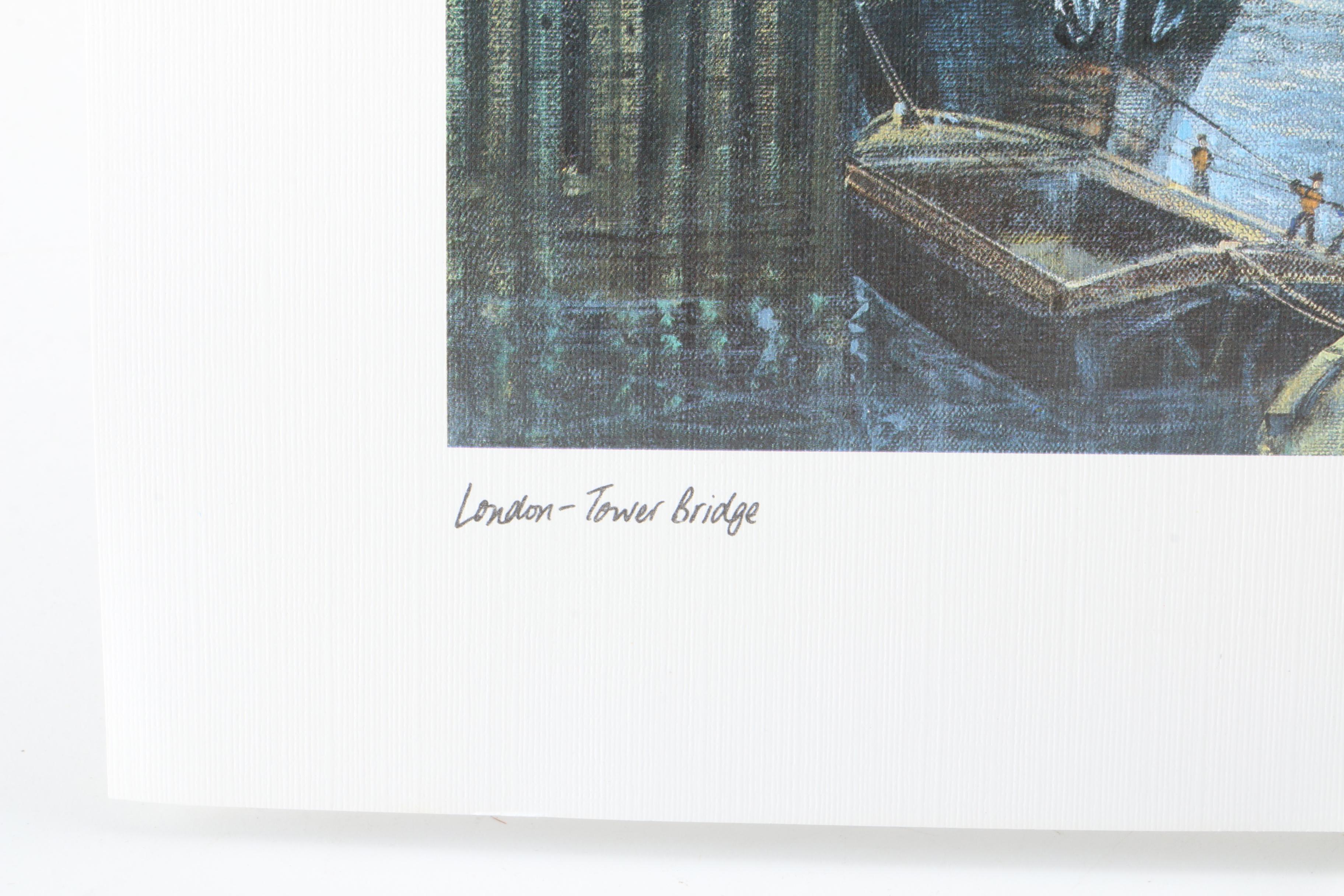 After H. Moss Offset Lithographs of London Landmarks