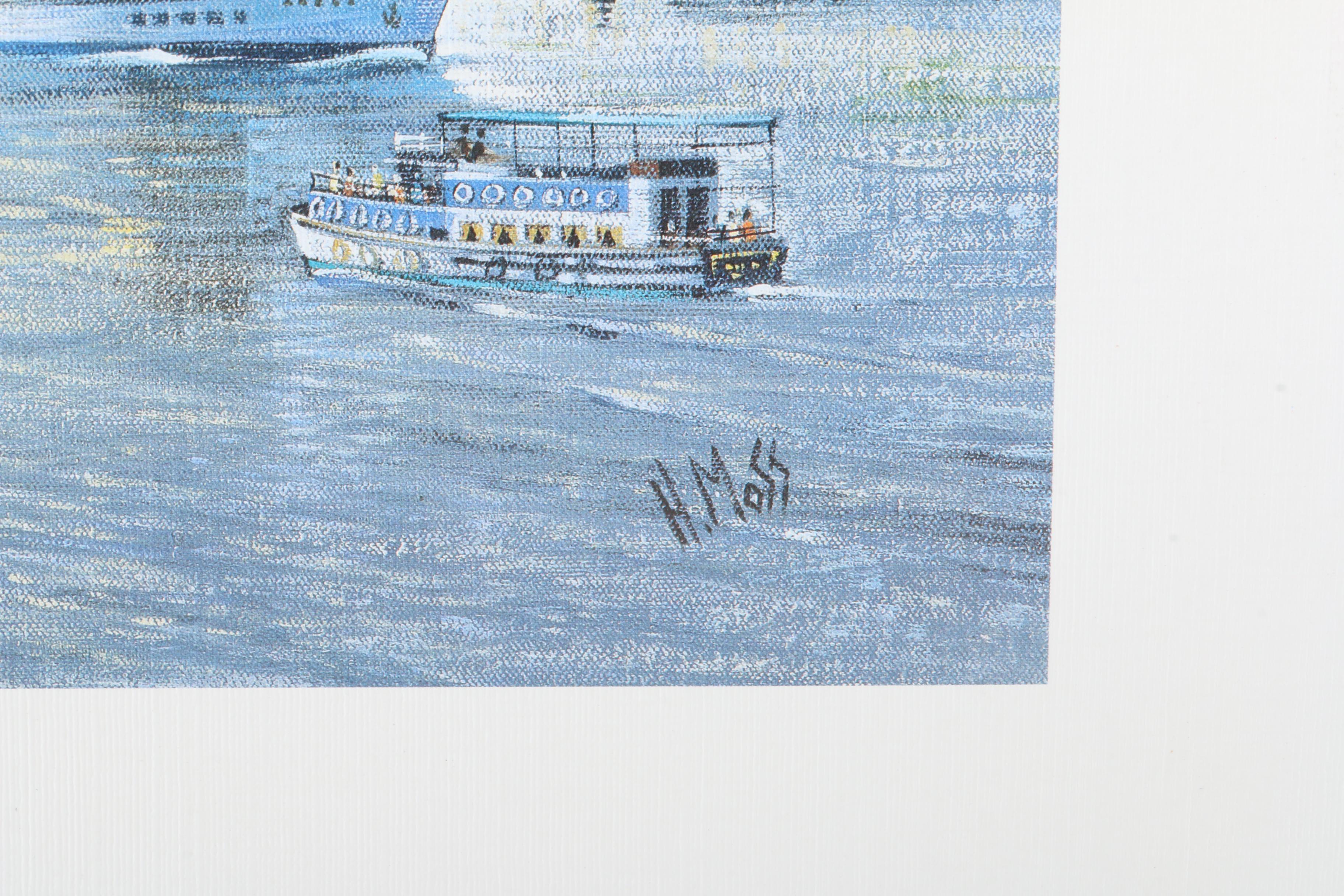 After H. Moss Offset Lithographs of London Landmarks