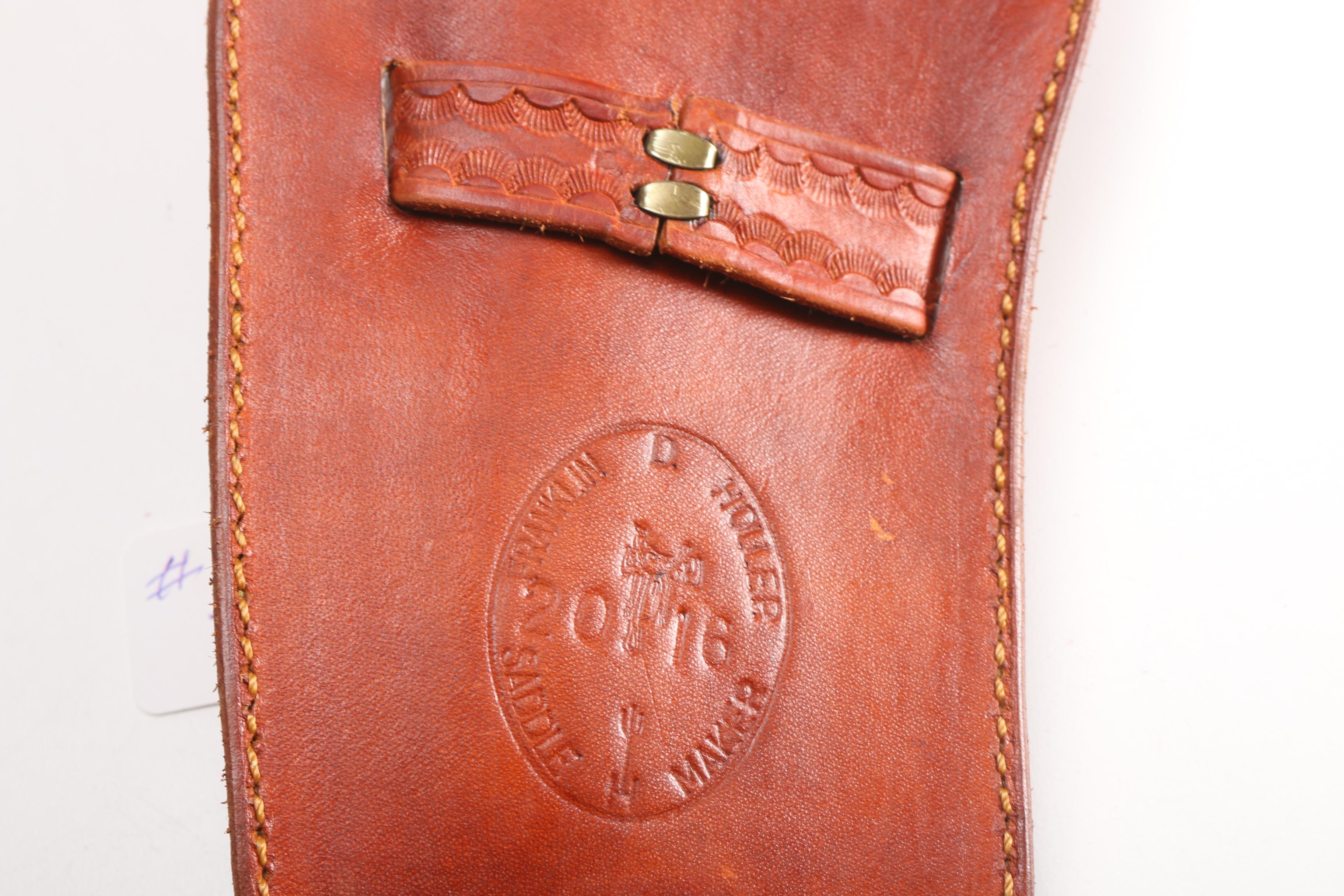 Franklin D. Holler Texas Jockstrap Leather Holster