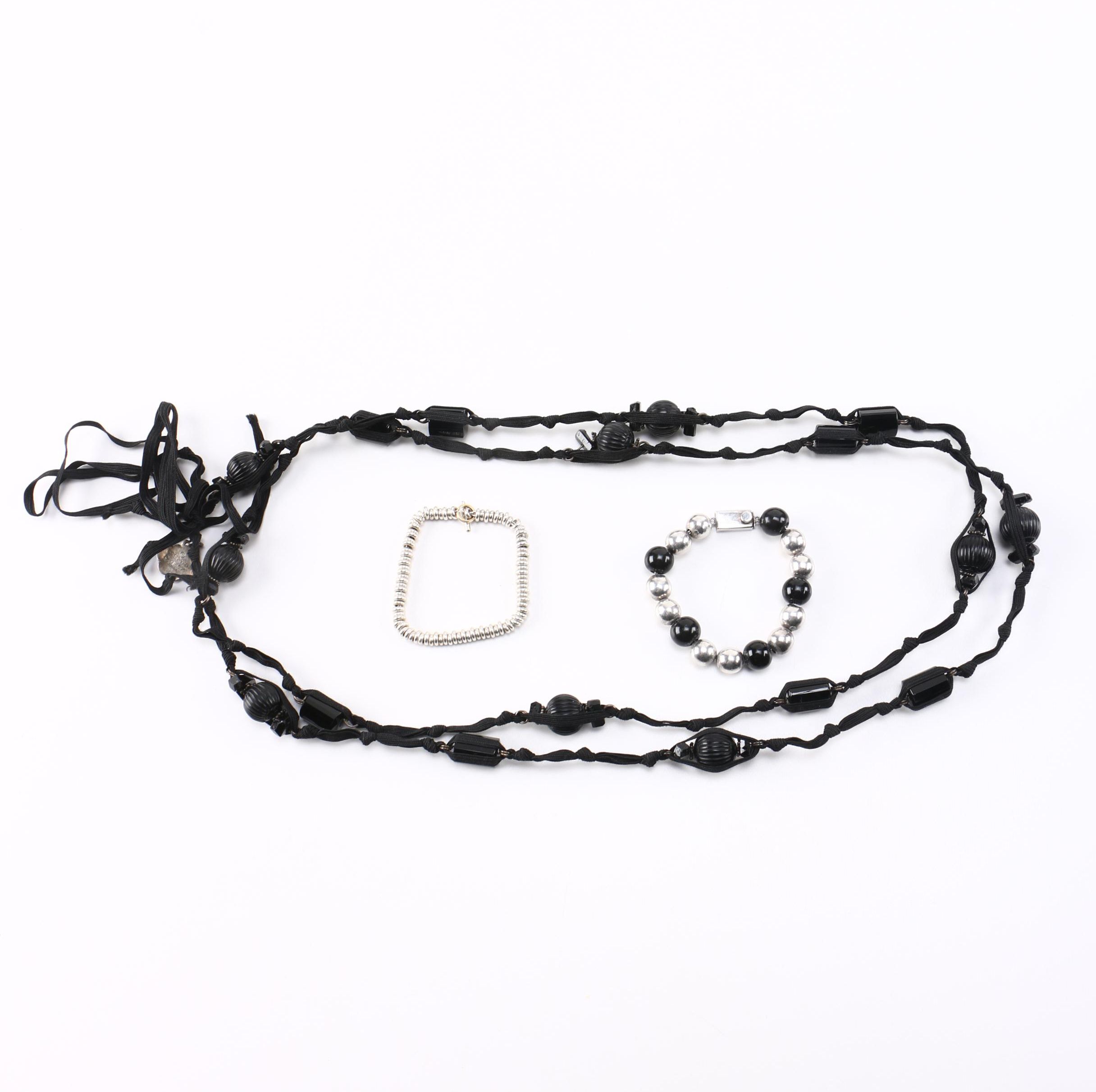 Beaded Jewelry Including Sterling