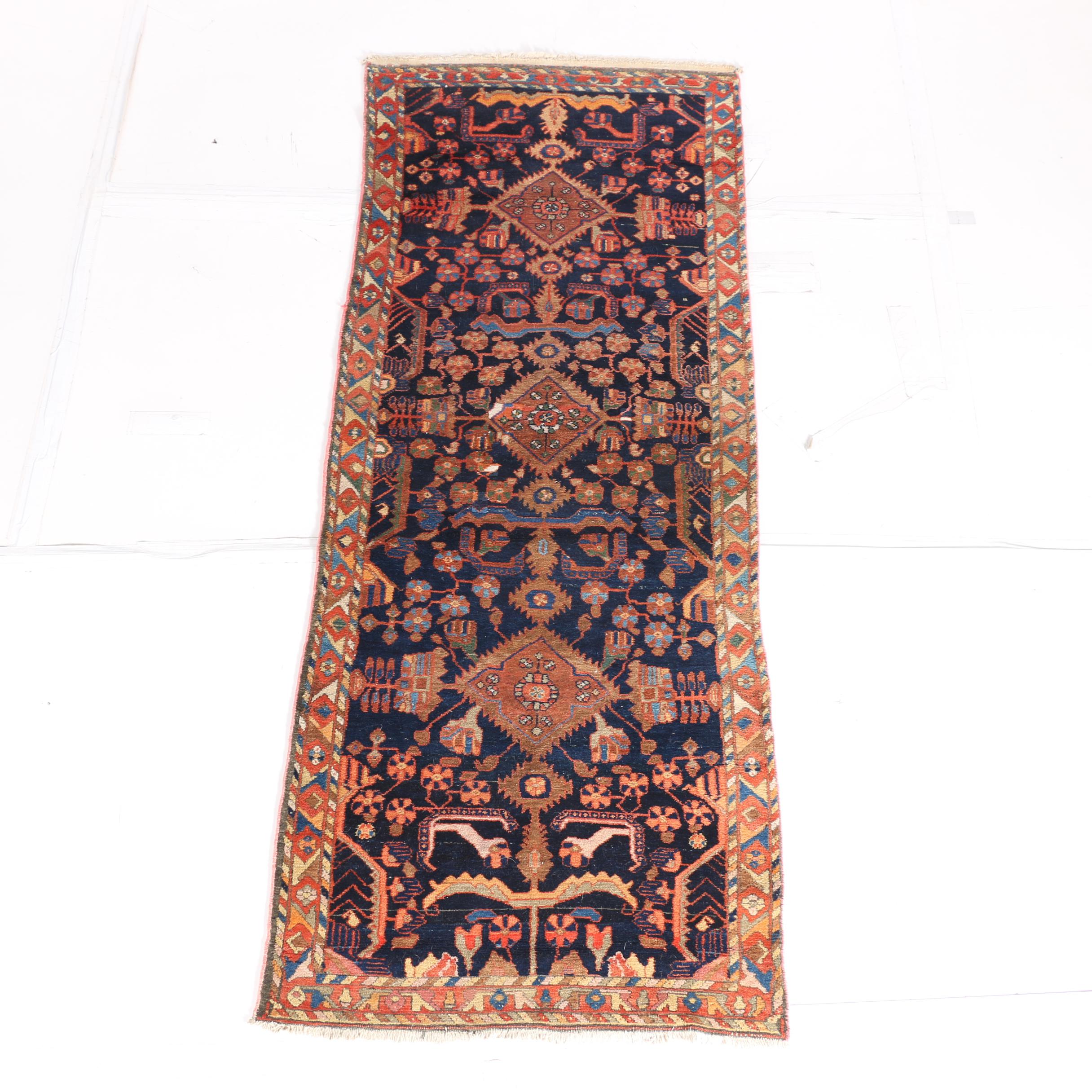 Antique Hand-Knotted Northwest Persian Long Rug, Circa 1900