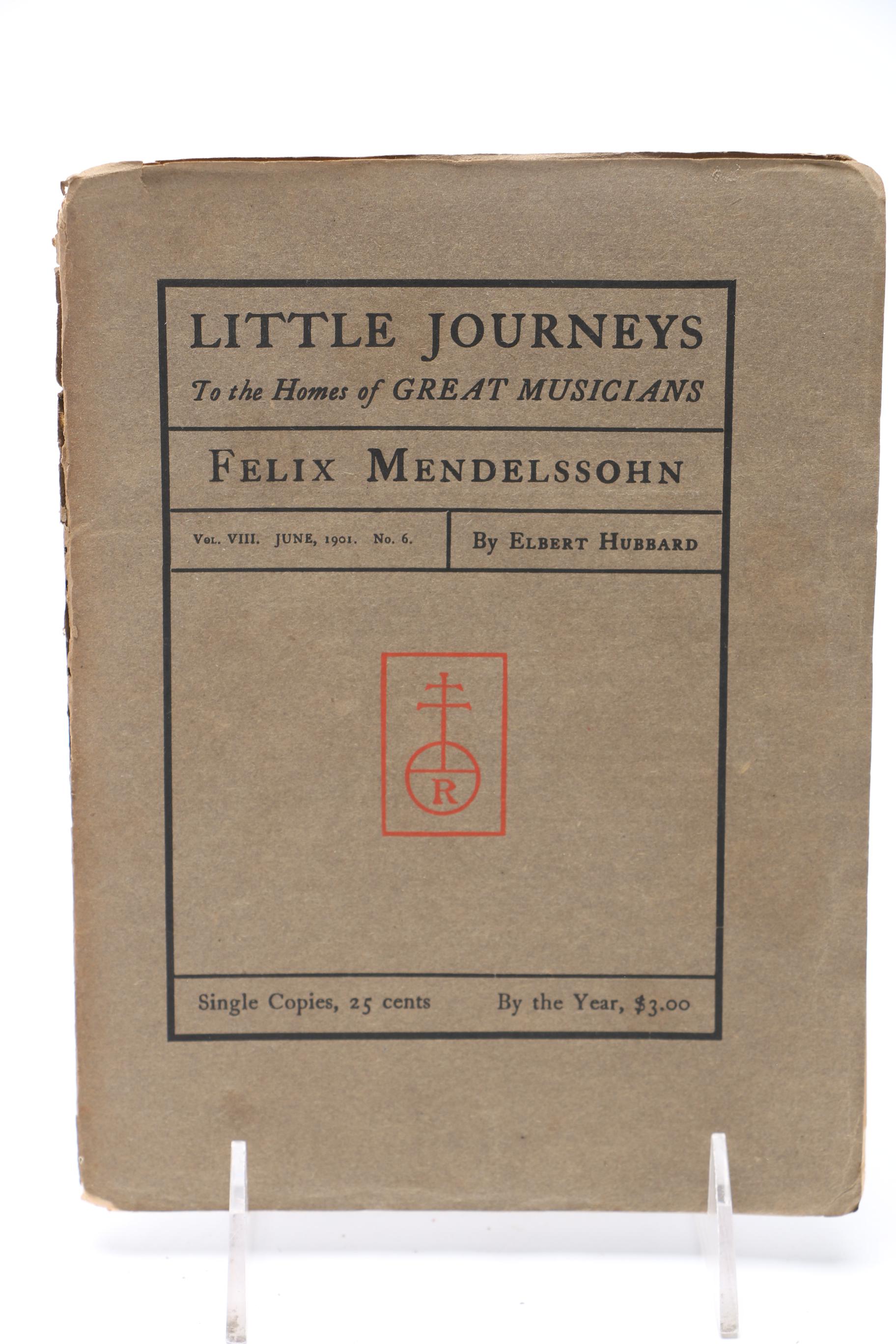 1901 "Little Journeys To The Homes of Great Musicians" Series by Elbert Hubbard
