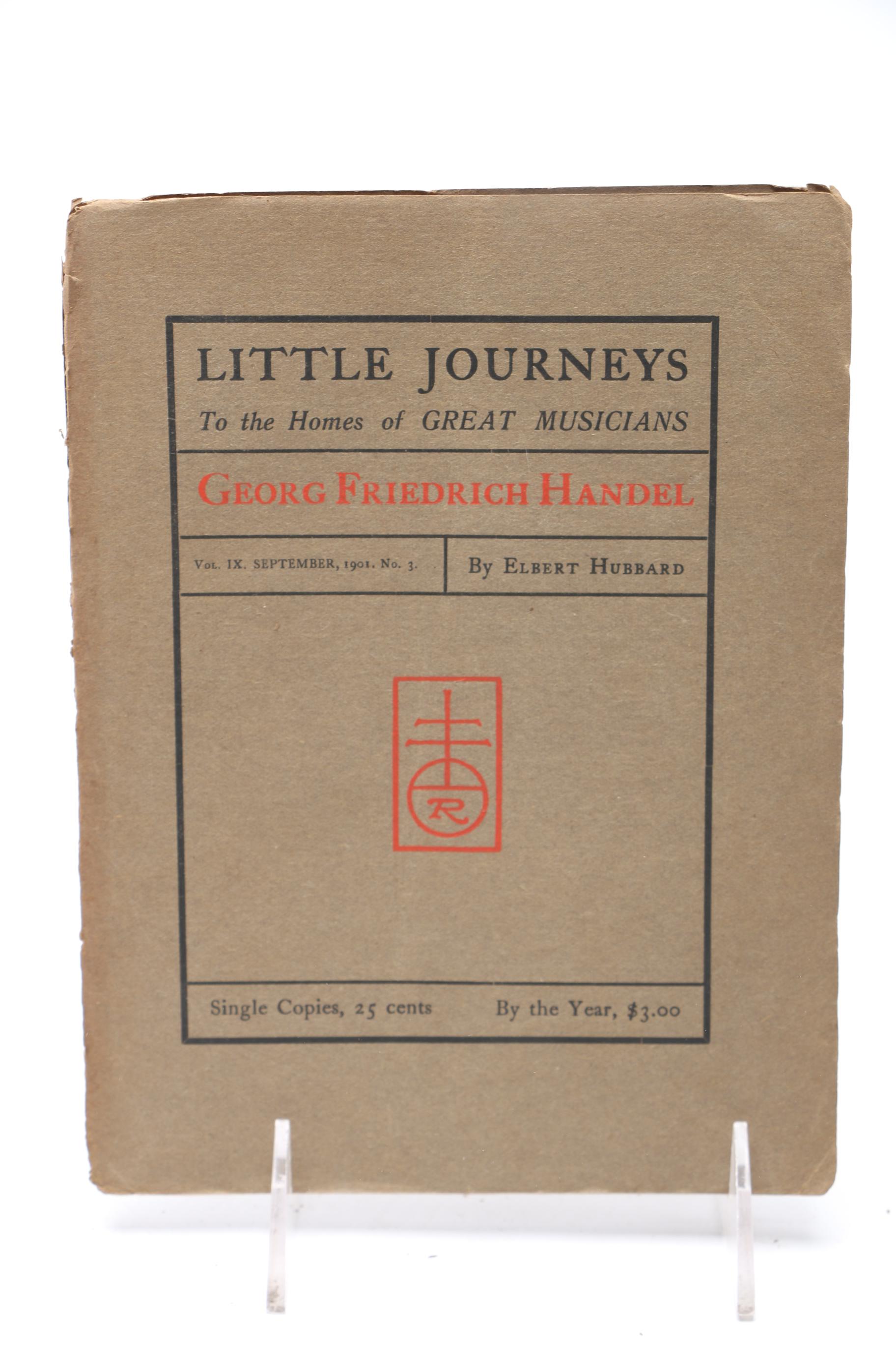 1901 "Little Journeys To The Homes of Great Musicians" Series by Elbert Hubbard