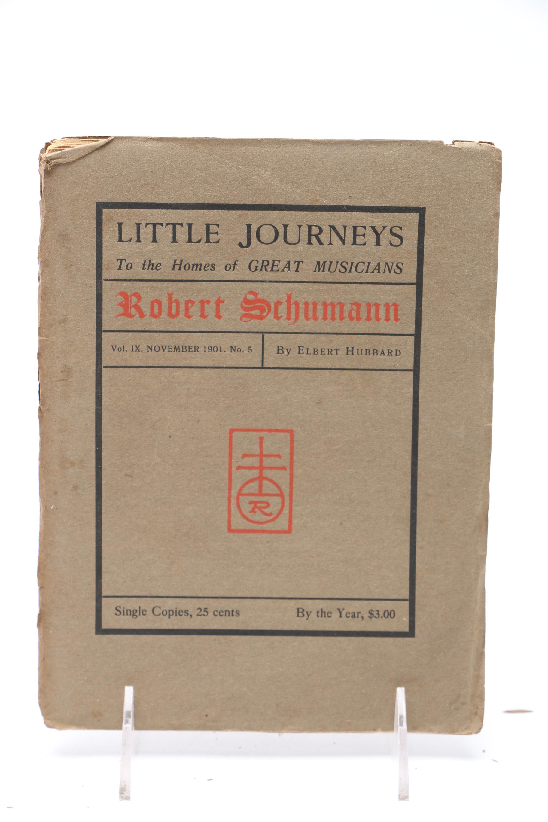 1901 "Little Journeys To The Homes of Great Musicians" Series by Elbert Hubbard