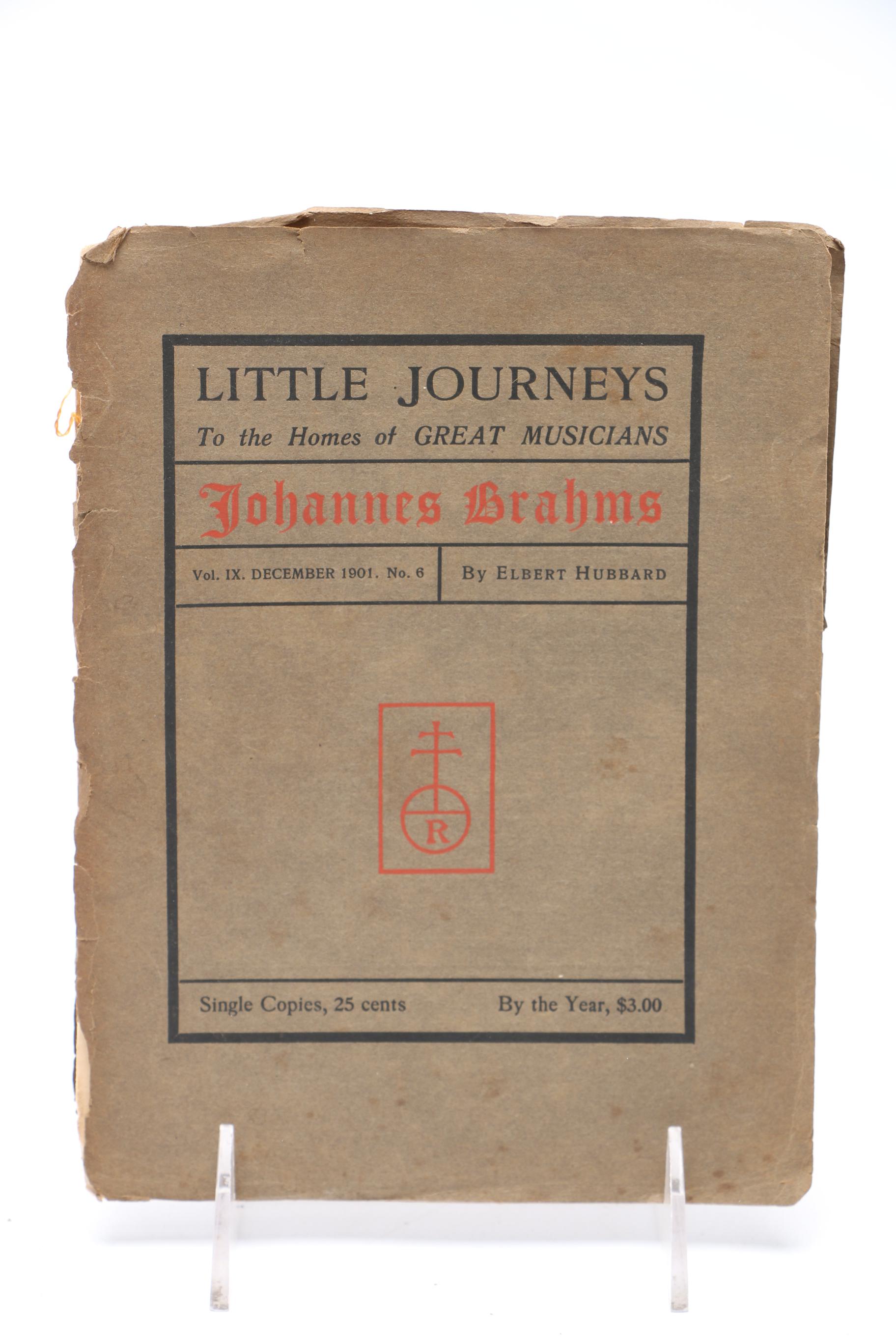 1901 "Little Journeys To The Homes of Great Musicians" Series by Elbert Hubbard