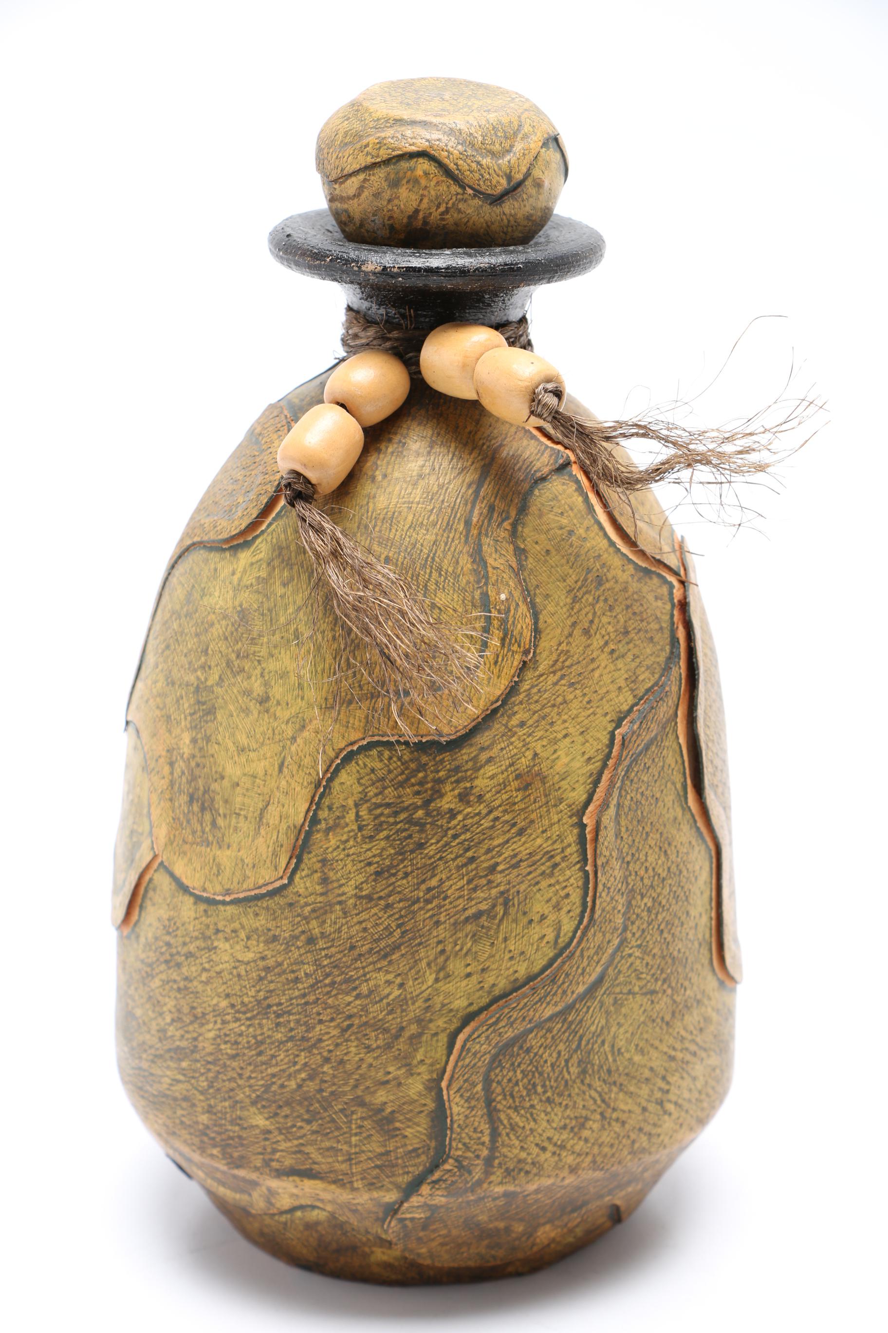 Decorative Vase and Jar, One From El Salvador