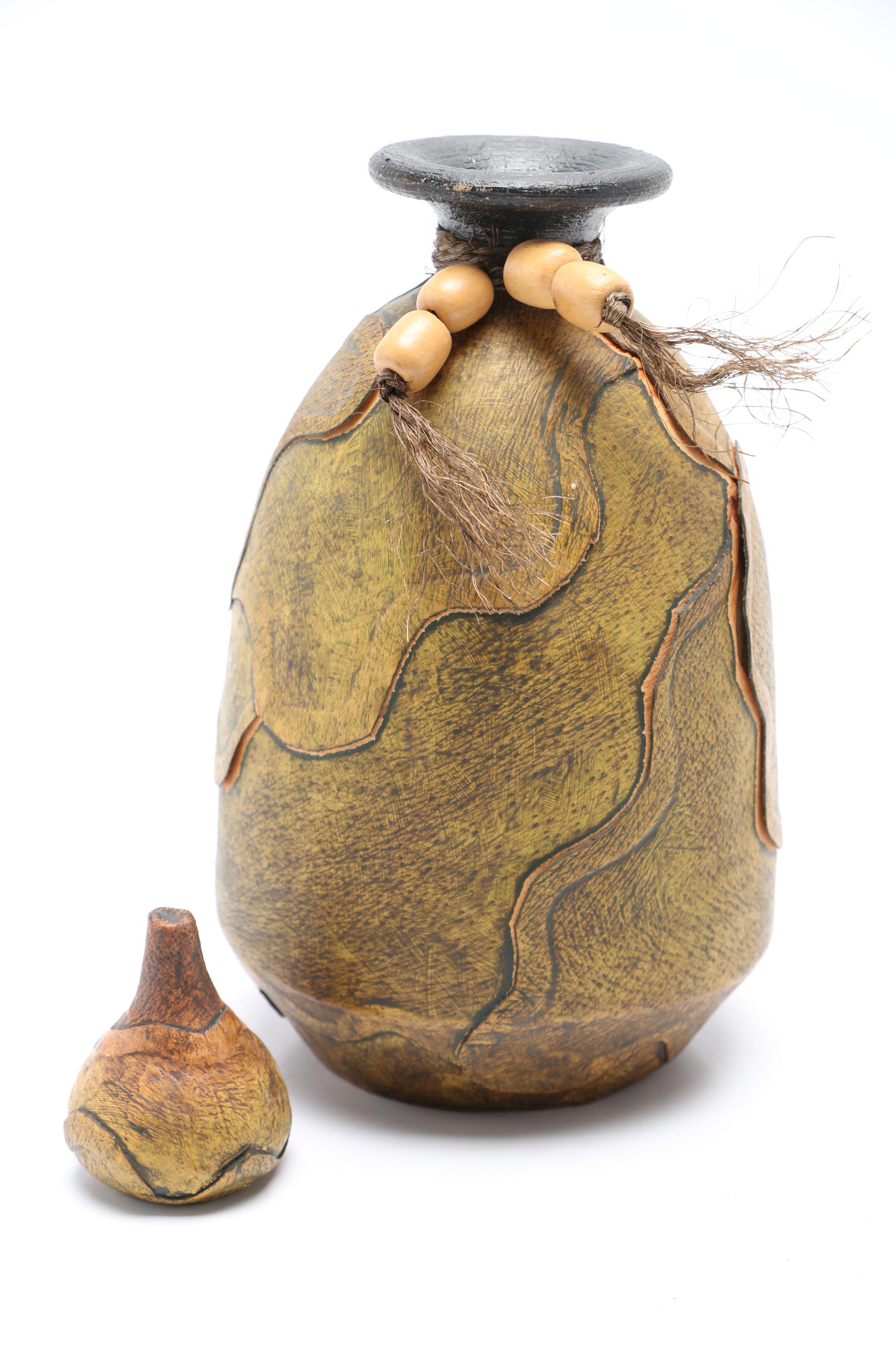 Decorative Vase and Jar, One From El Salvador