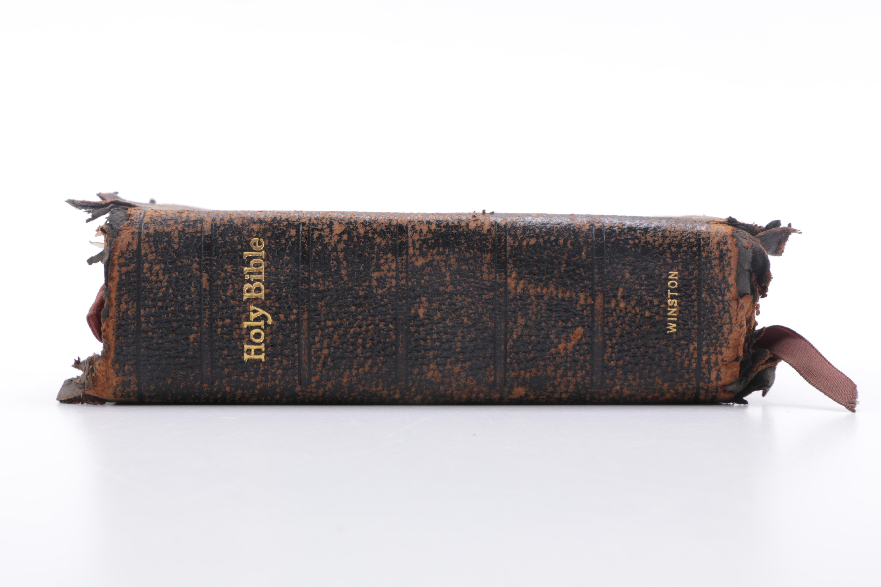 Antique Kings James Version of "The Holy Bible"