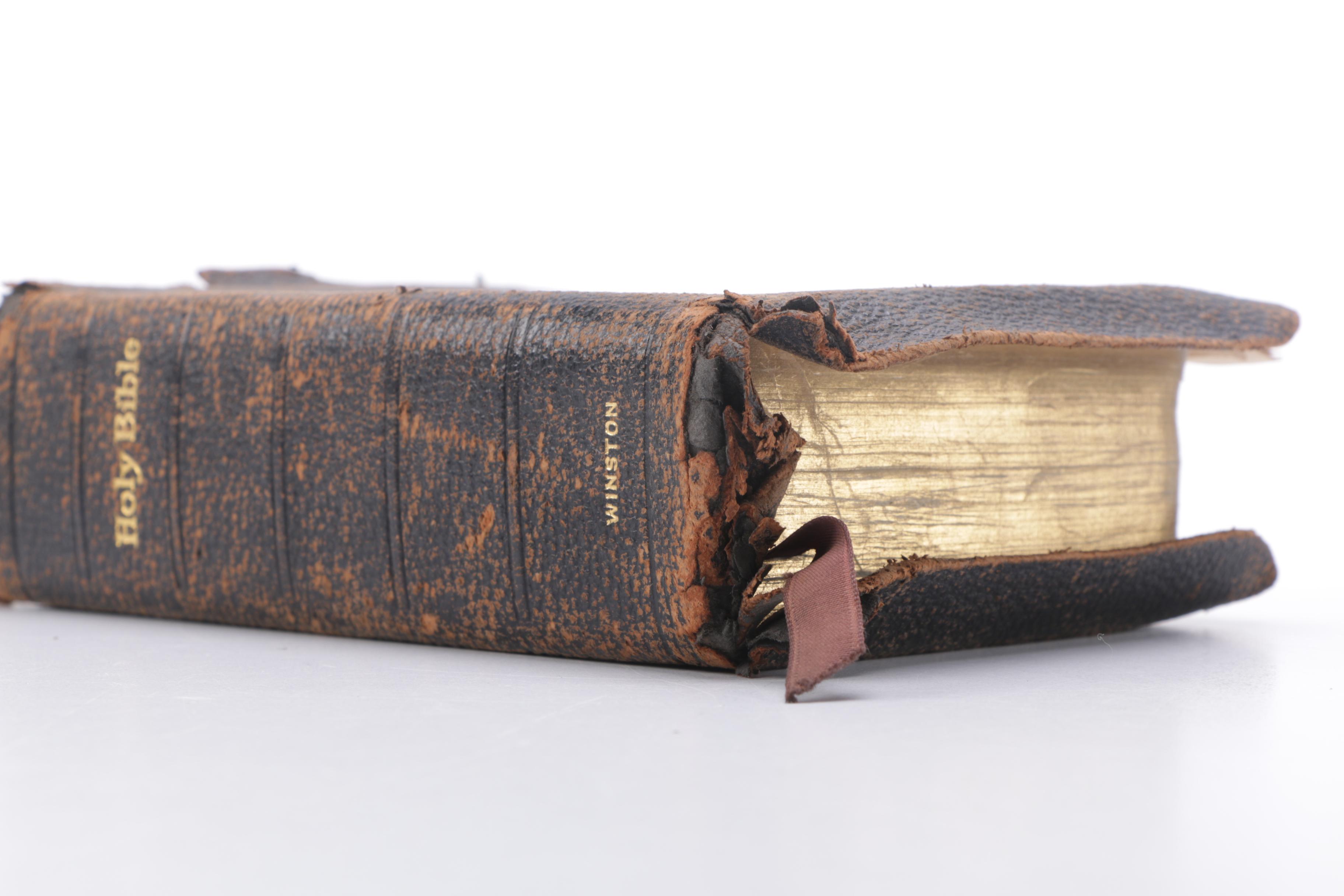 Antique Kings James Version of "The Holy Bible"