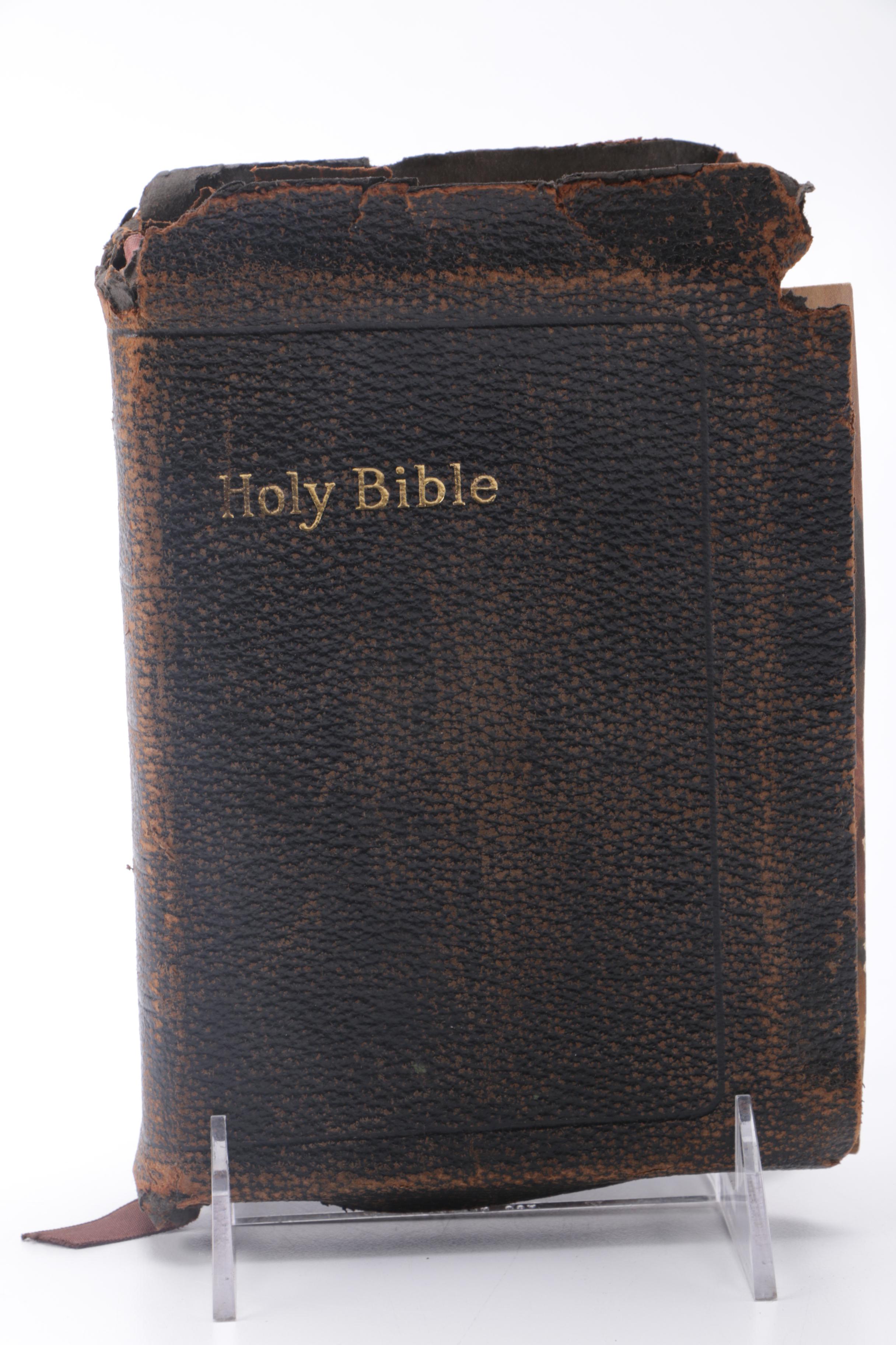 Antique Kings James Version of "The Holy Bible"