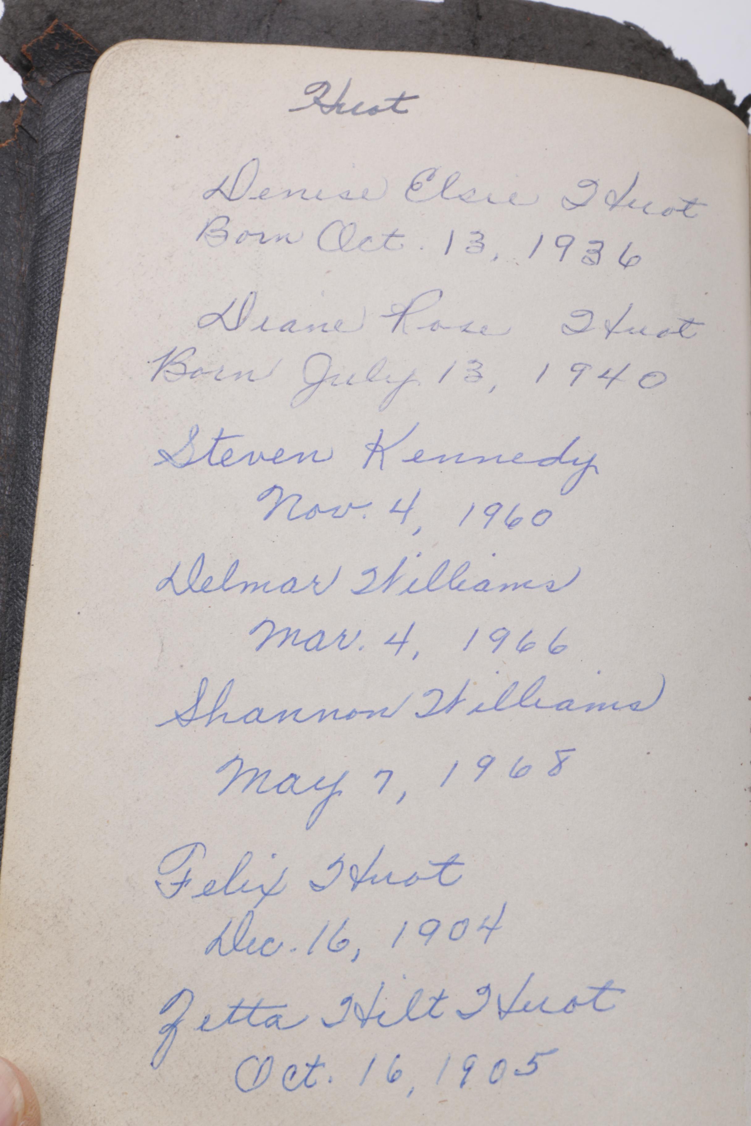 Antique Kings James Version of "The Holy Bible"