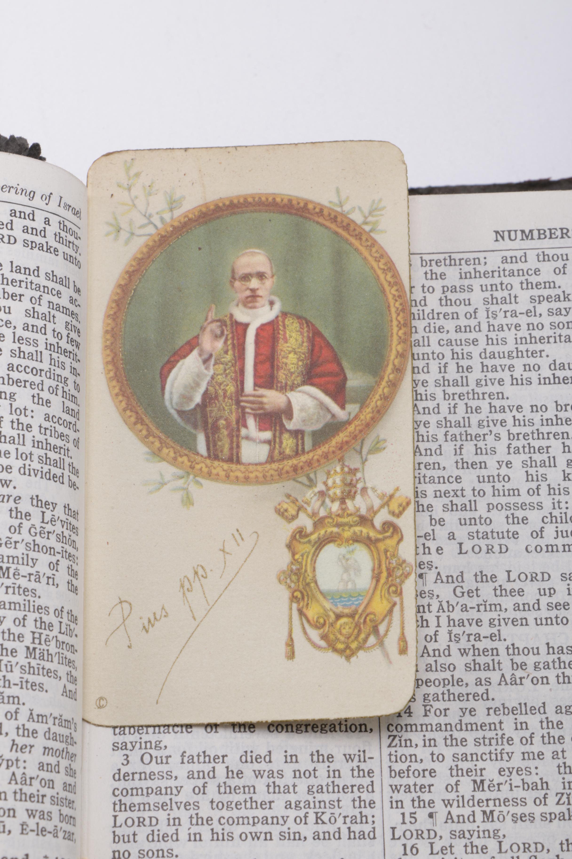 Antique Kings James Version of "The Holy Bible"