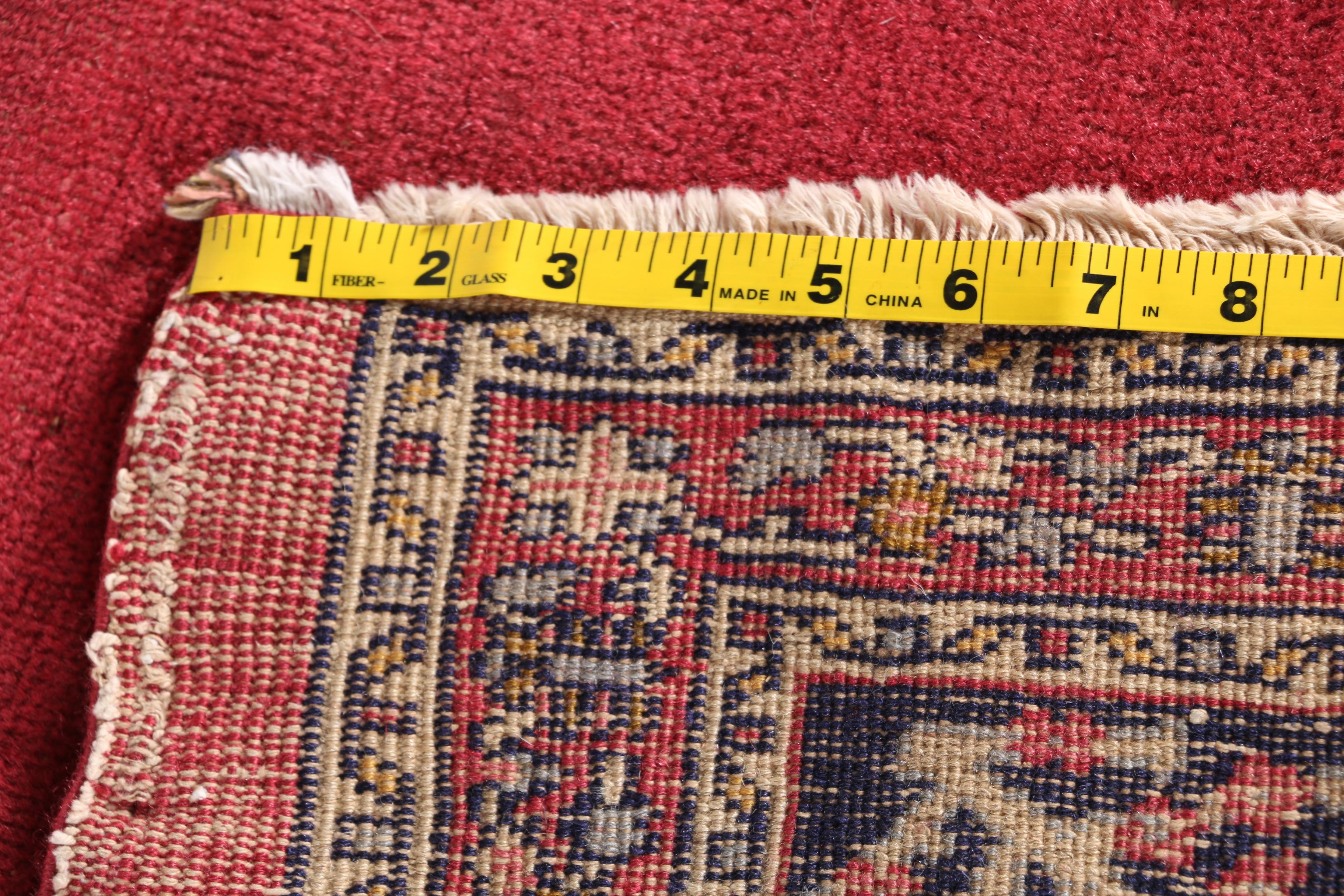 Vintage Hand-Knotted Turkish Area Rug, Circa 1930