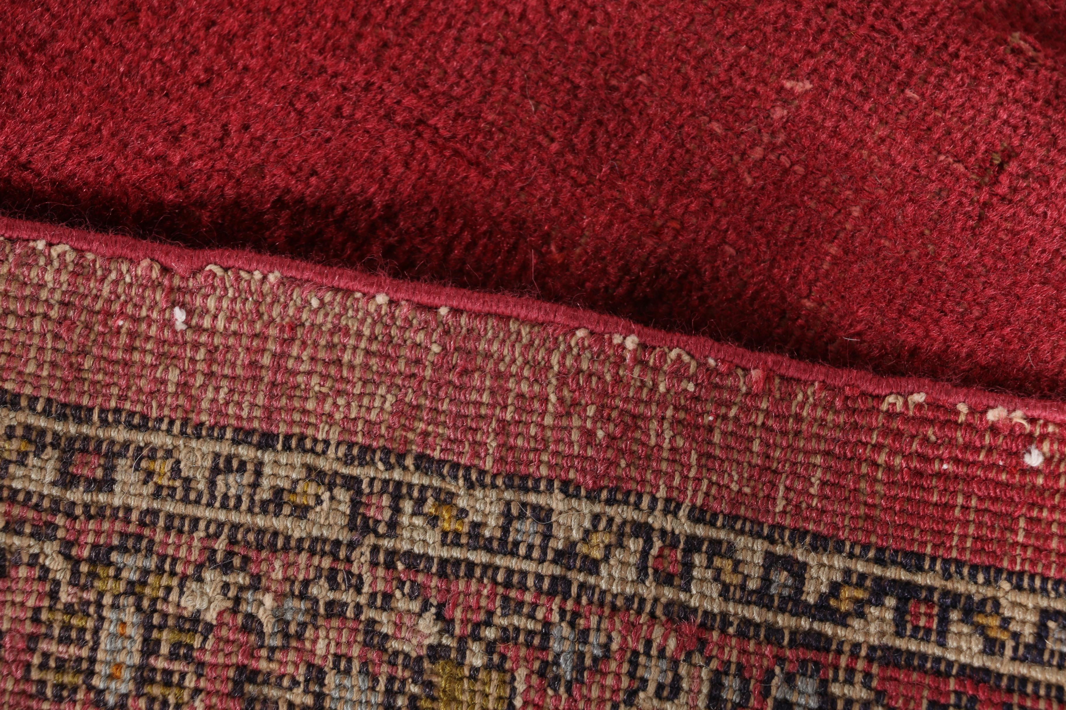 Vintage Hand-Knotted Turkish Area Rug, Circa 1930