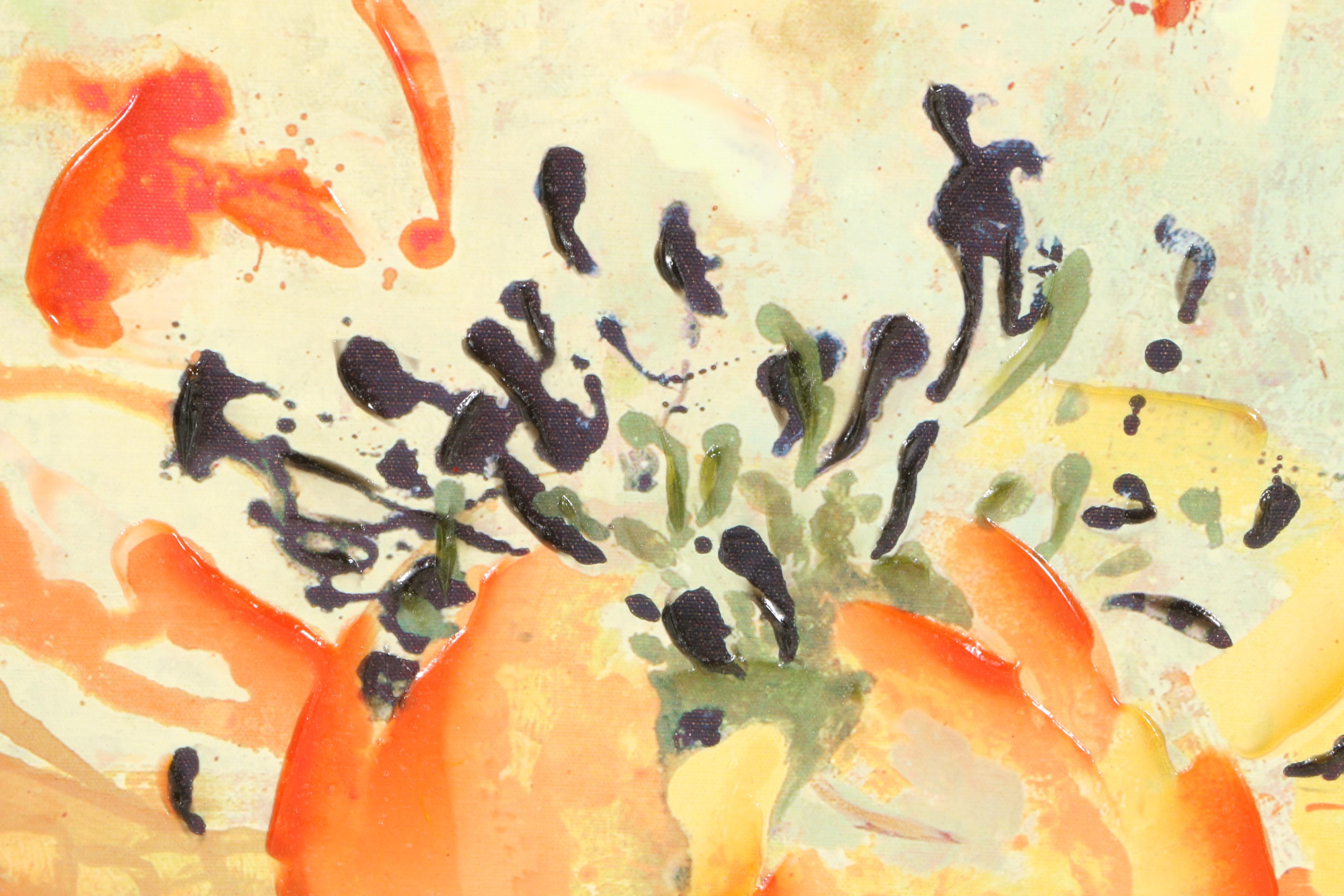 Agnes Saint Leger Giclee on Canvas of a Flower