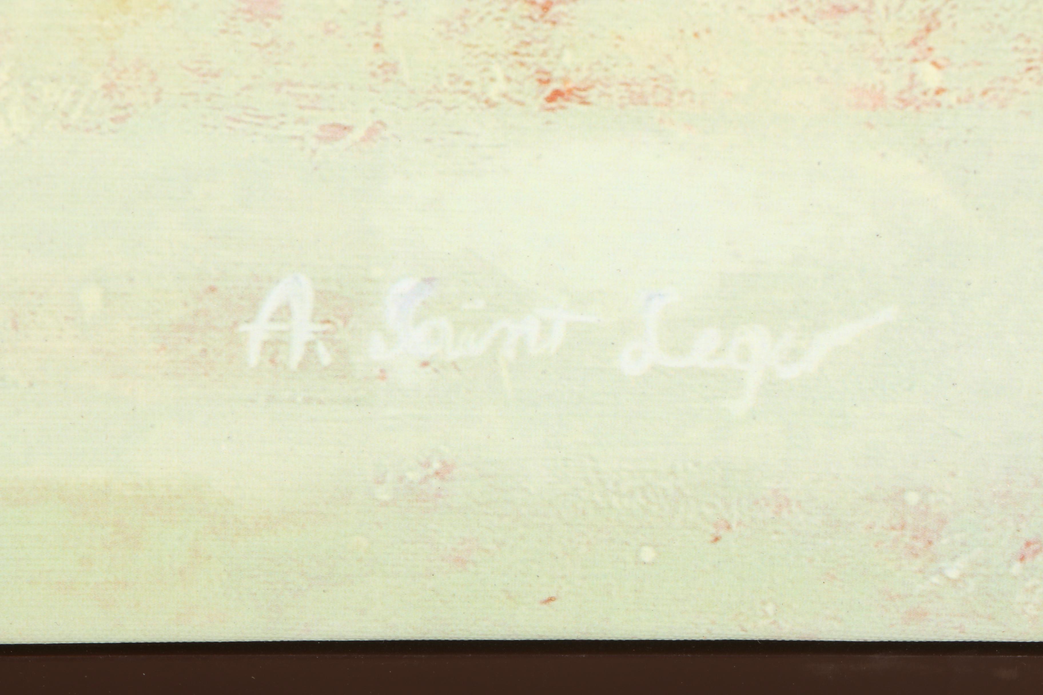 Agnes Saint Leger Giclee on Canvas of a Flower