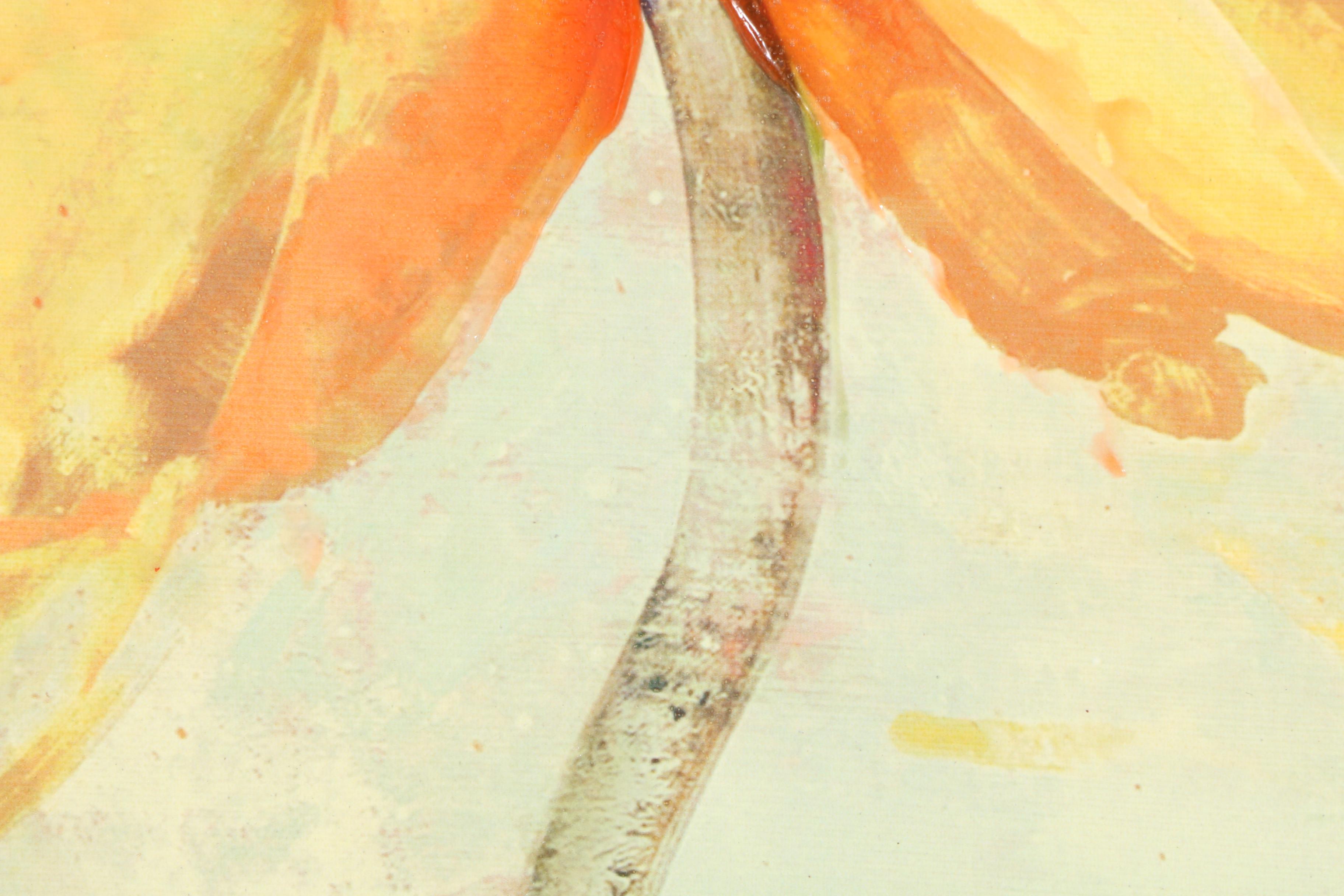 Agnes Saint Leger Giclee on Canvas of a Flower