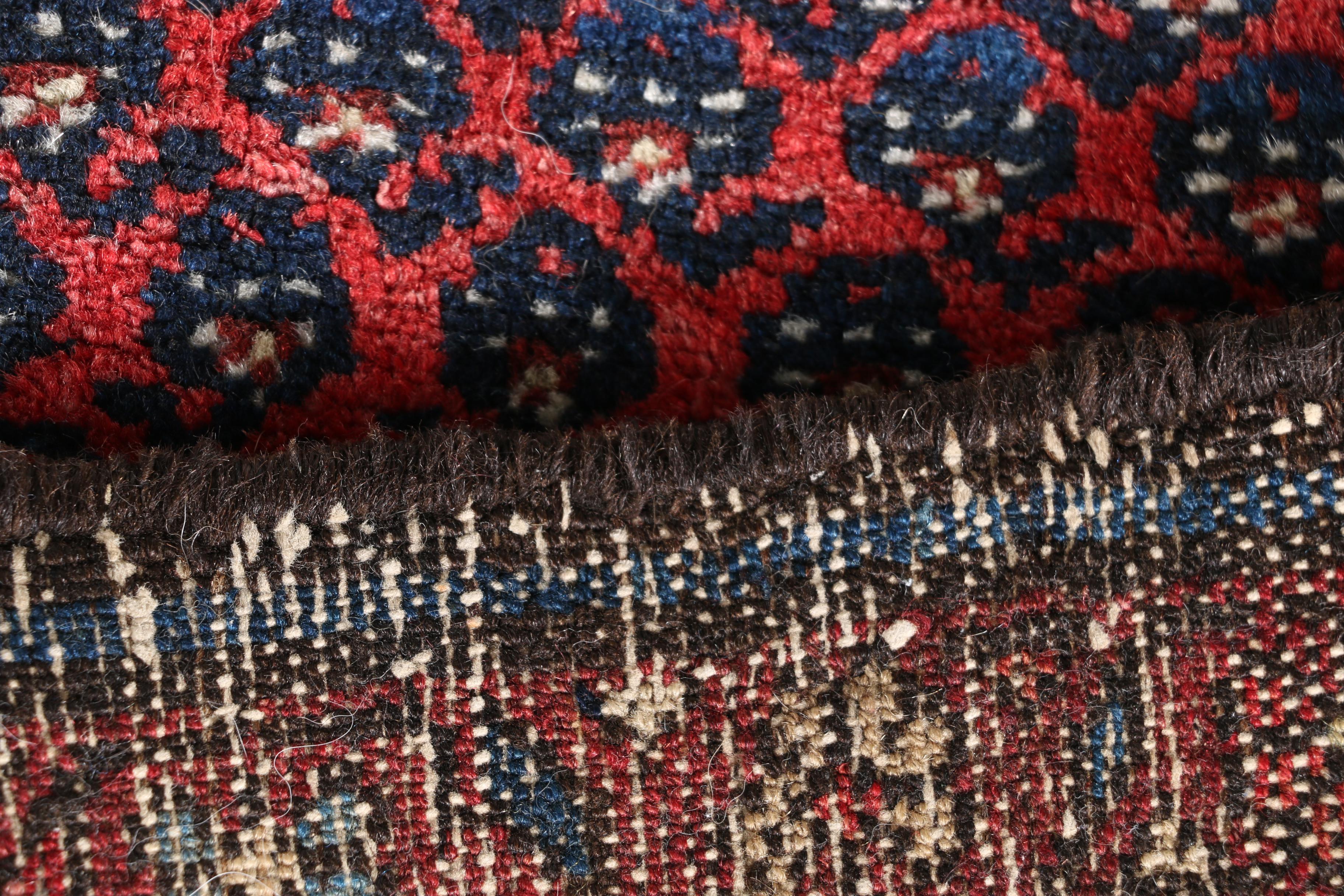 Hand-Knotted Persian Hamadan Area Rug