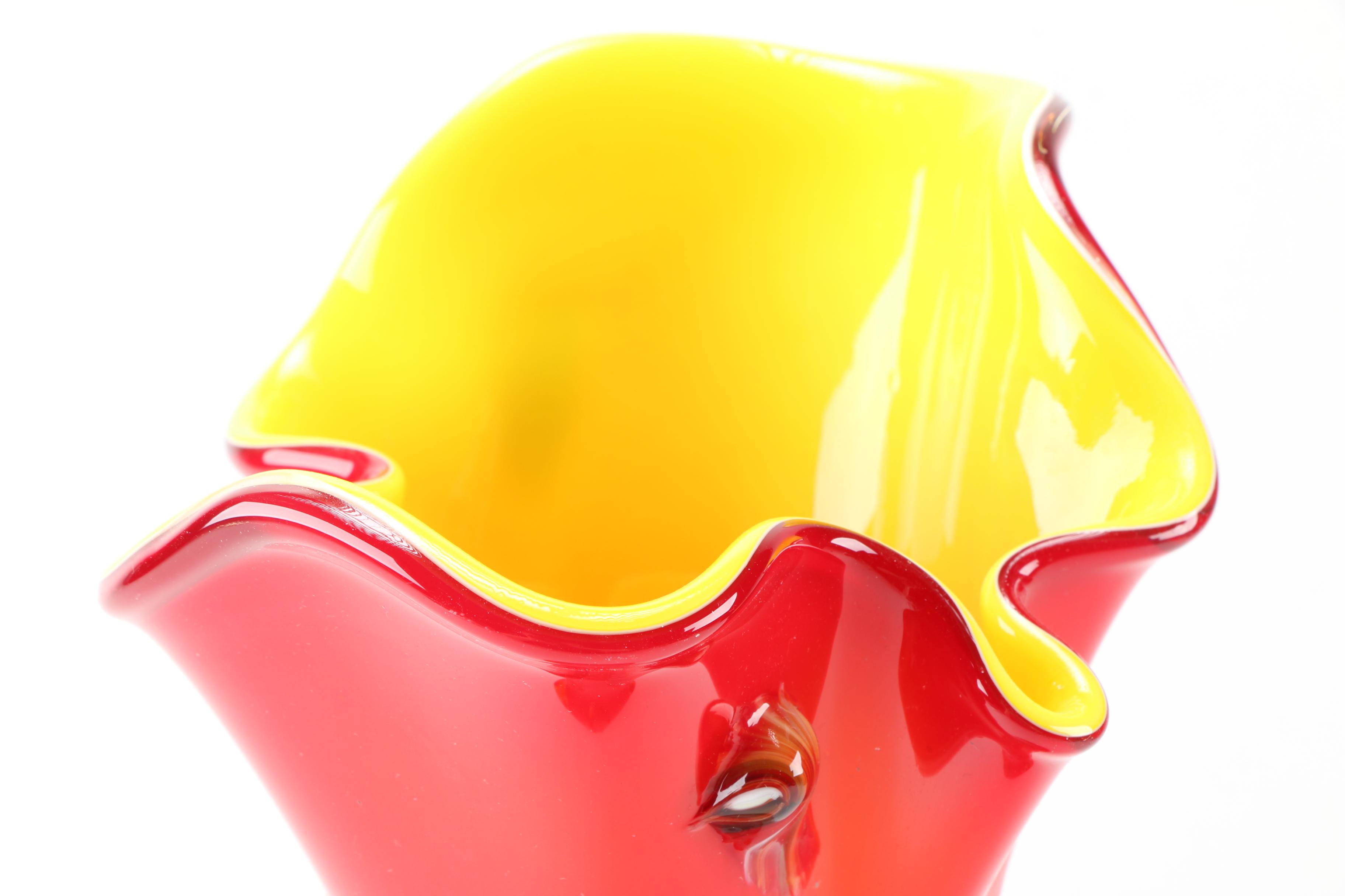 Essie Zareh Baijan Art Glass Vase