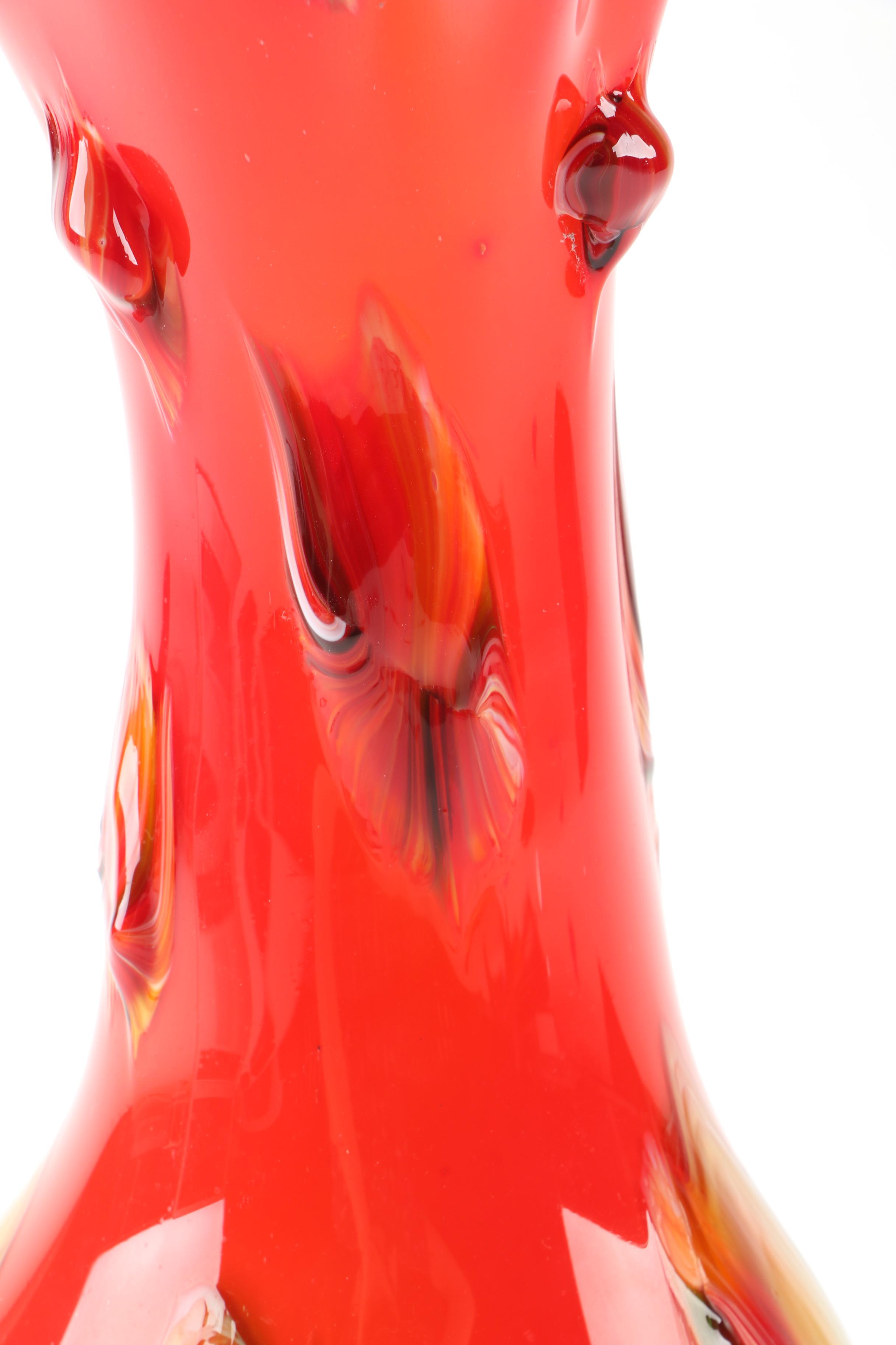 Essie Zareh Baijan Art Glass Vase