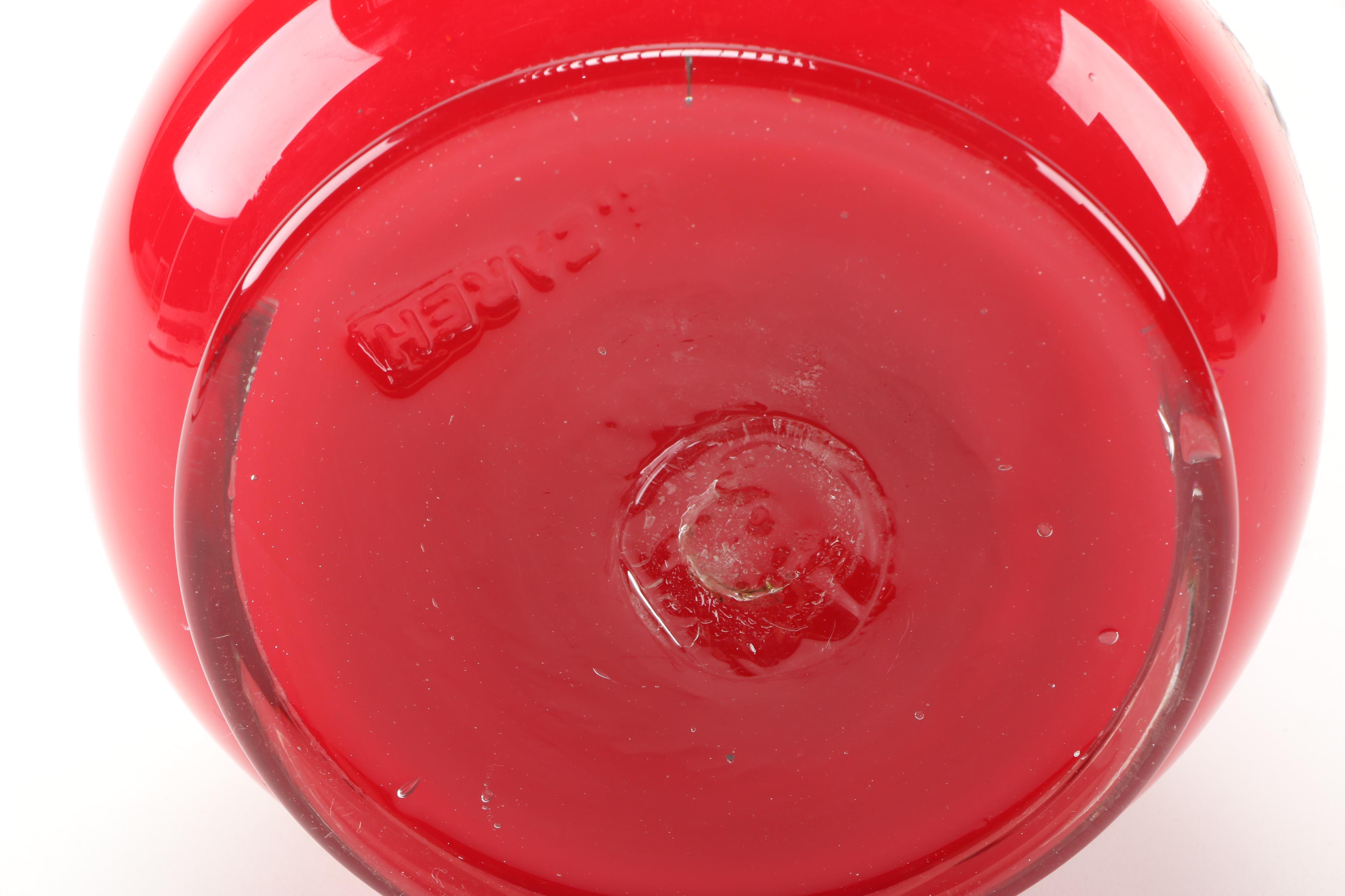 Essie Zareh Baijan Art Glass Vase