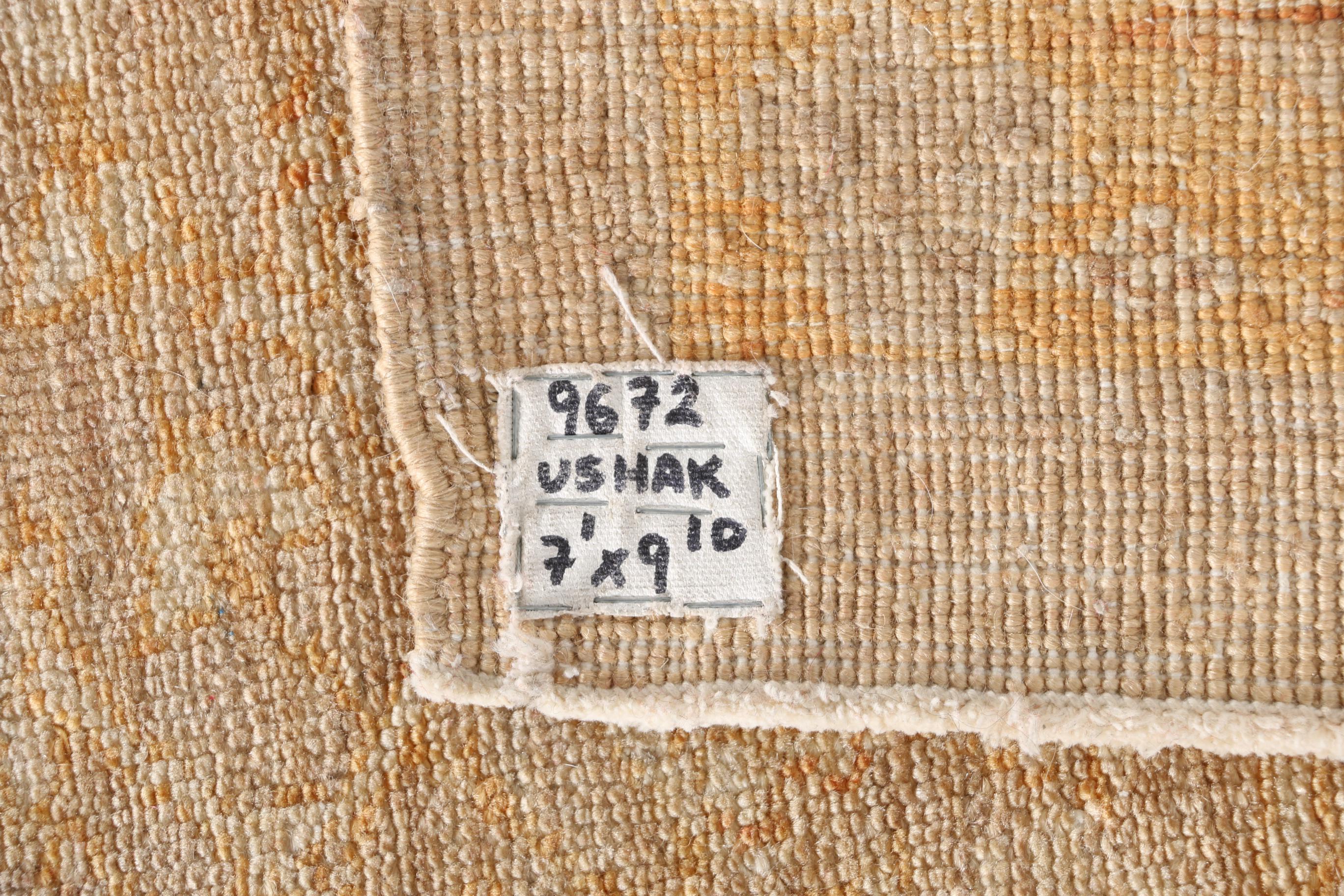 Antique Turkish Oushak Area Rug