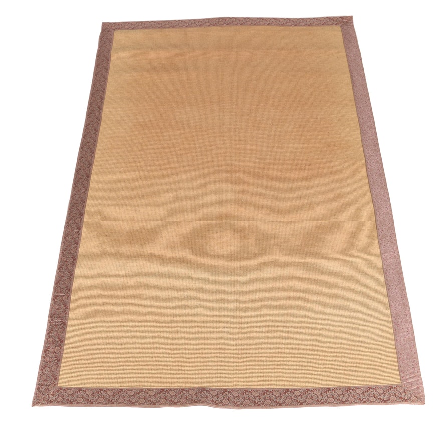 Handwoven Indian "Bouckley" Jute and Silk Area Rug