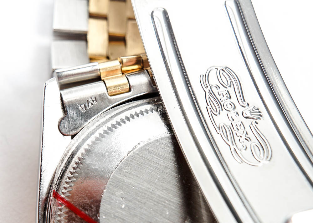 18K Yellow Gold and Stainless Steel Rolex Oyster Perpetual Date Two-Tone Automatic Watch