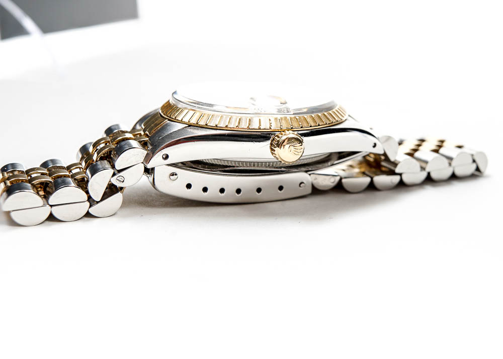 18K Yellow Gold and Stainless Steel Rolex Oyster Perpetual Date Two-Tone Automatic Watch