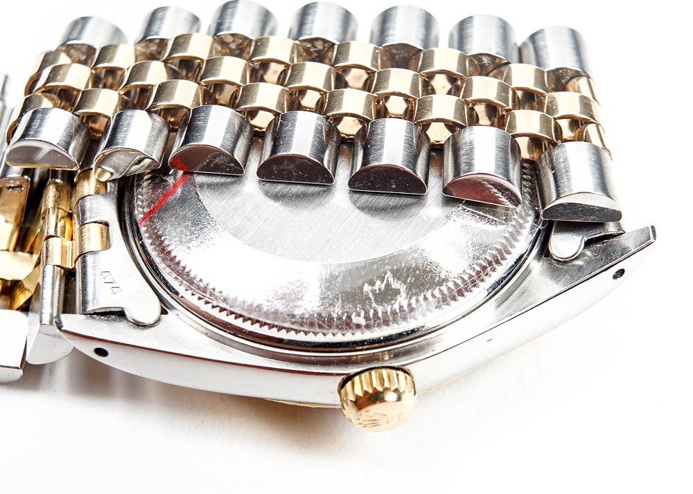 18K Yellow Gold and Stainless Steel Rolex Oyster Perpetual Date Two-Tone Automatic Watch