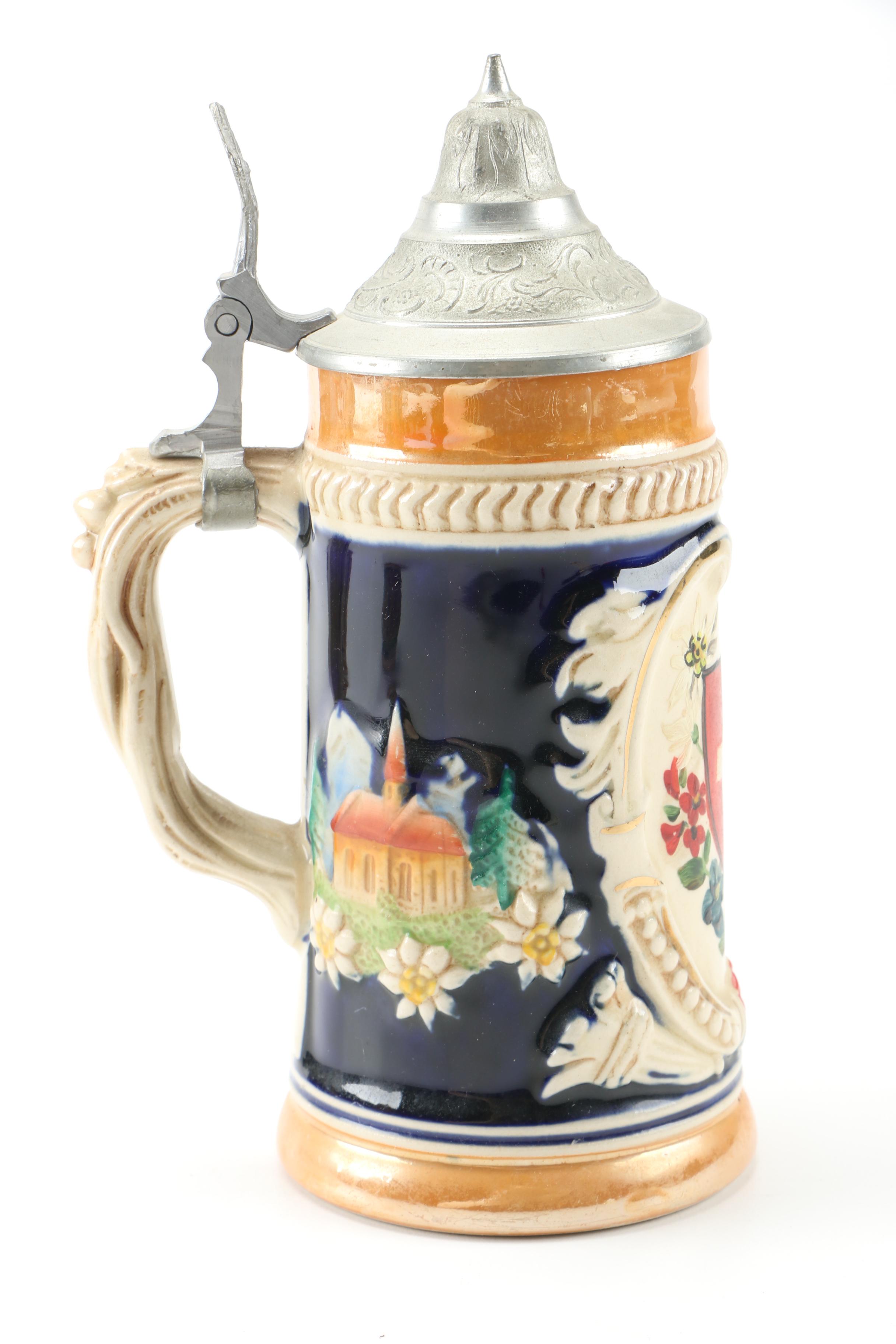 German Beer Steins Featuring Marzi & Remy