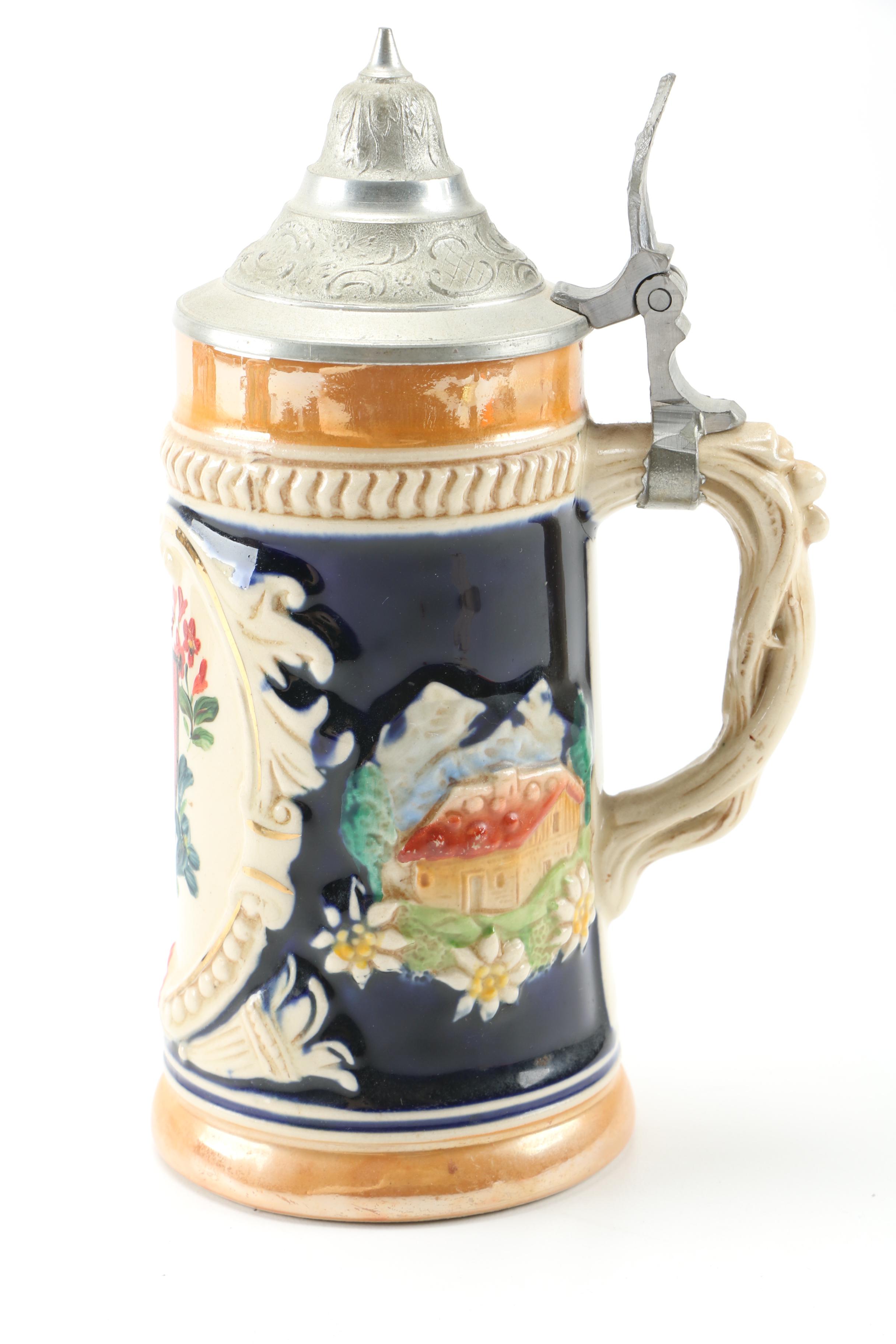 German Beer Steins Featuring Marzi & Remy