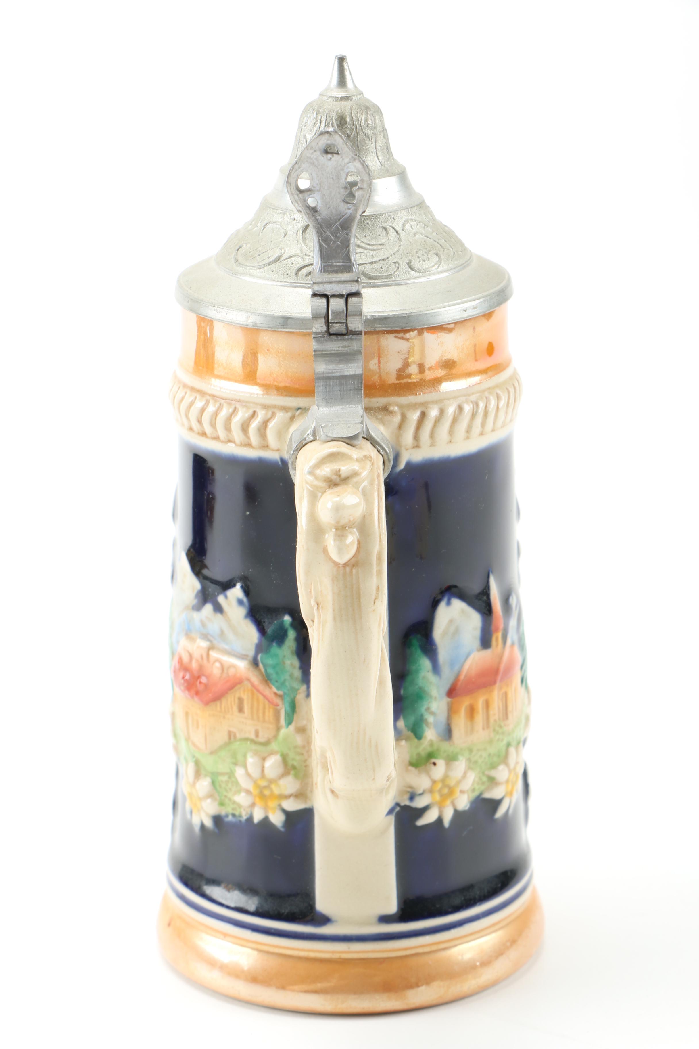 German Beer Steins Featuring Marzi & Remy