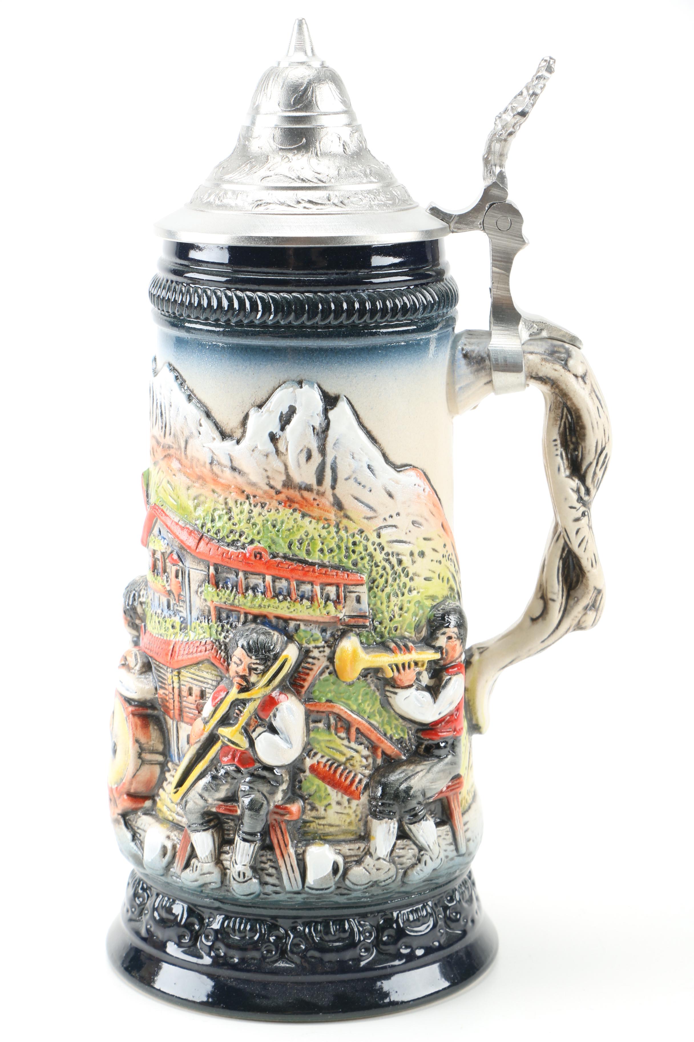 German Beer Steins Featuring Marzi & Remy