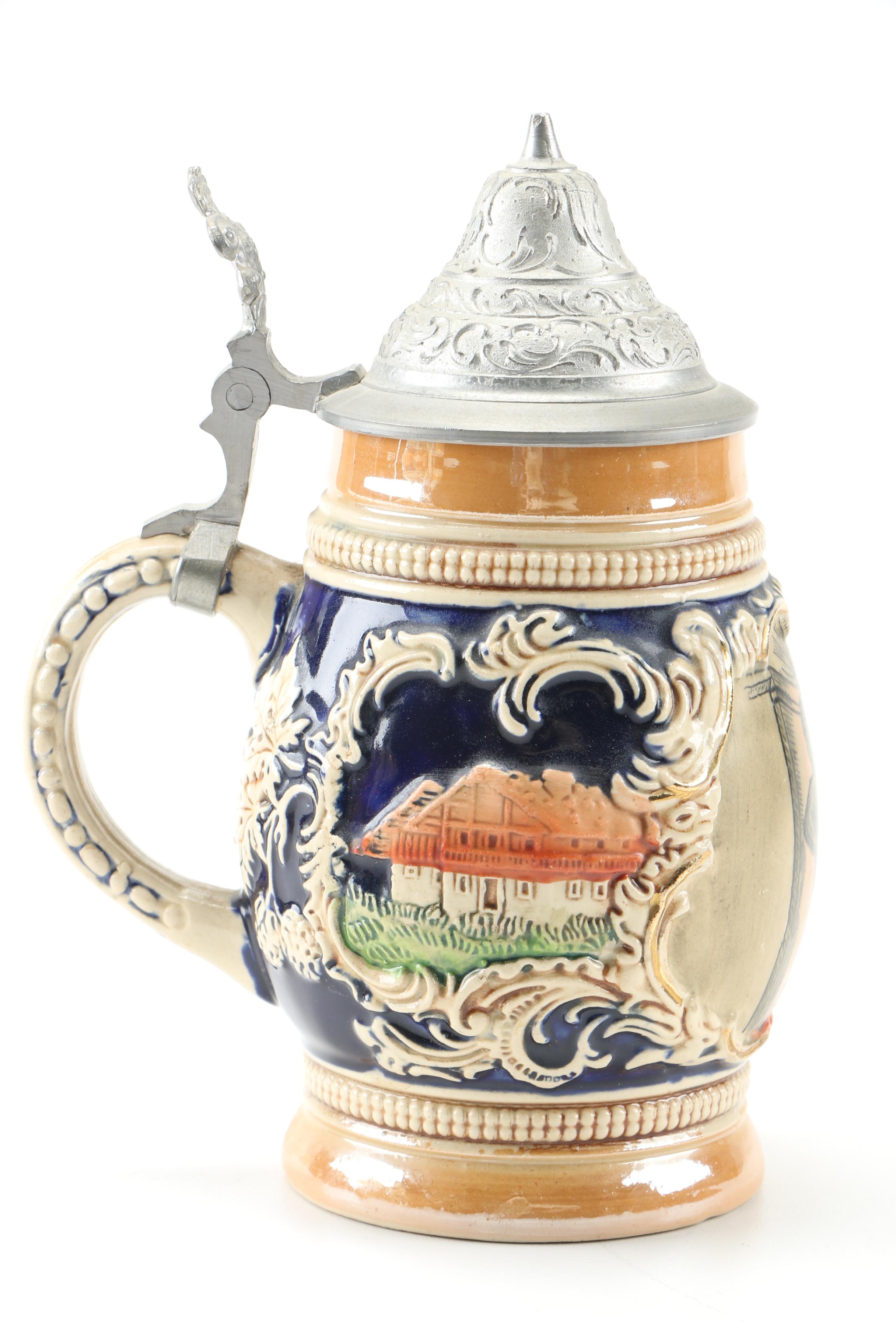German Beer Steins Featuring Marzi & Remy