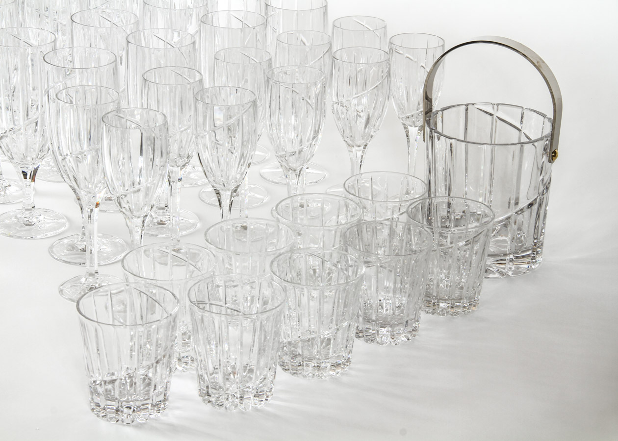Generous Assortment of Glass Drinkware