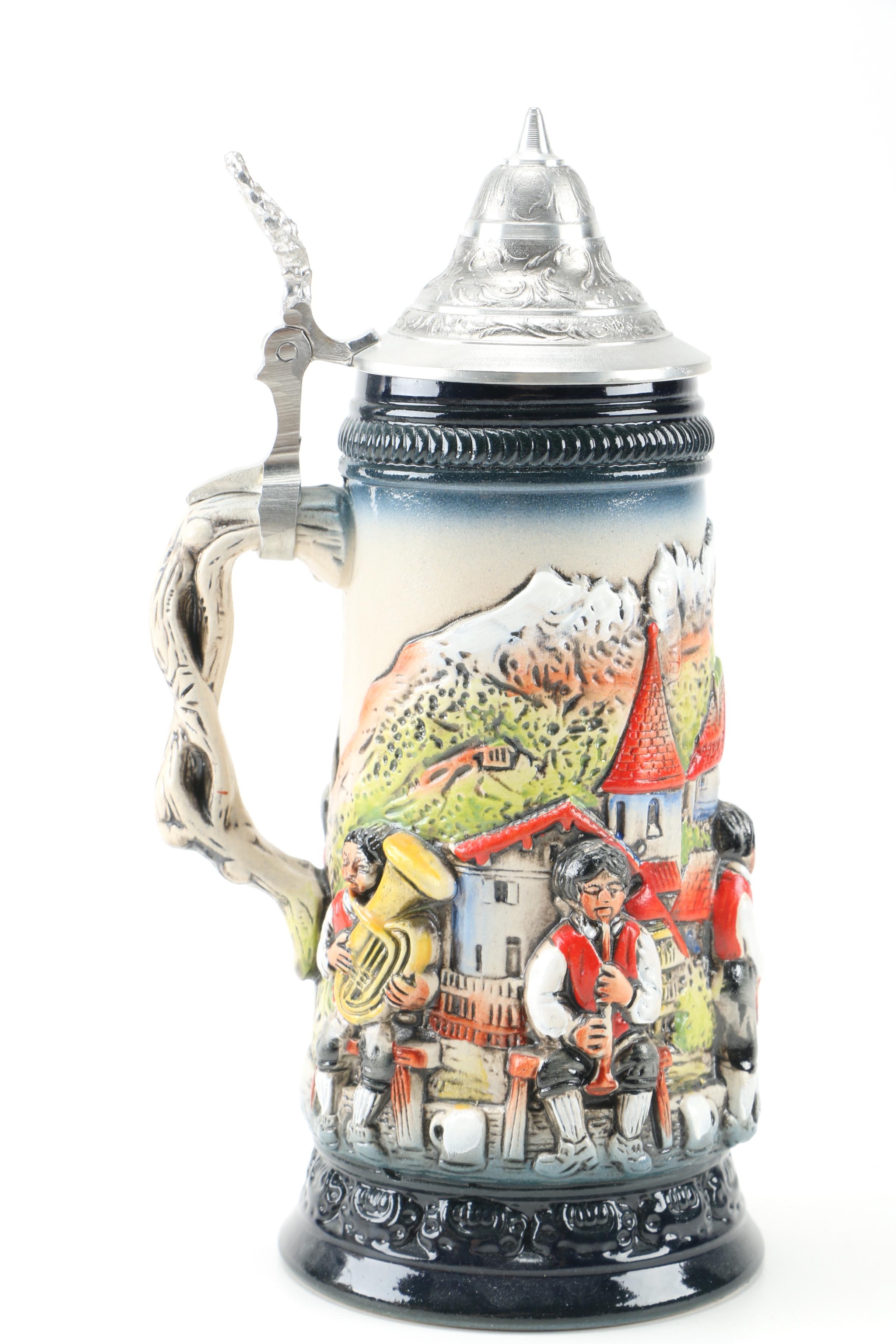 German Beer Steins Featuring Marzi & Remy