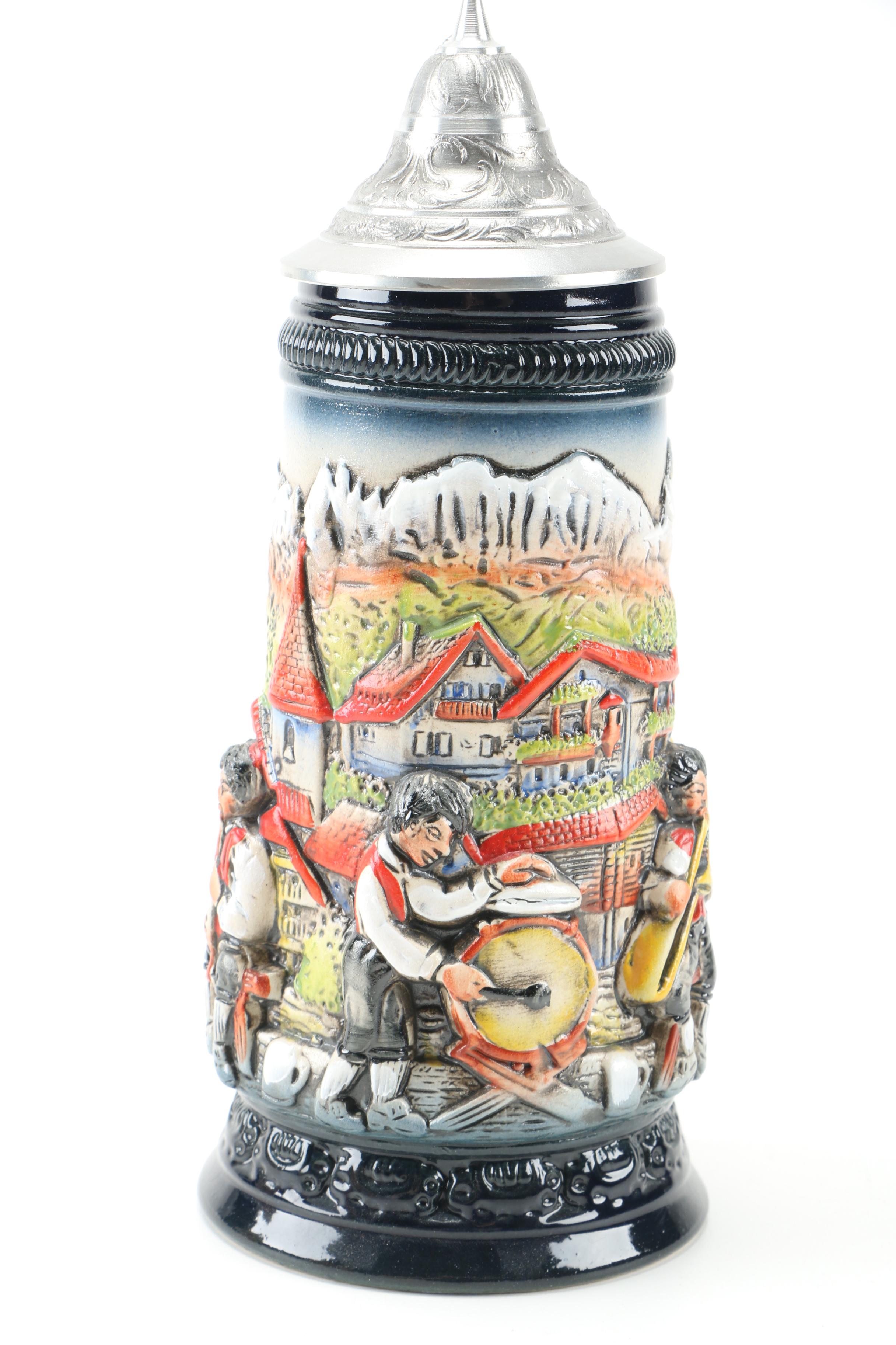 German Beer Steins Featuring Marzi & Remy