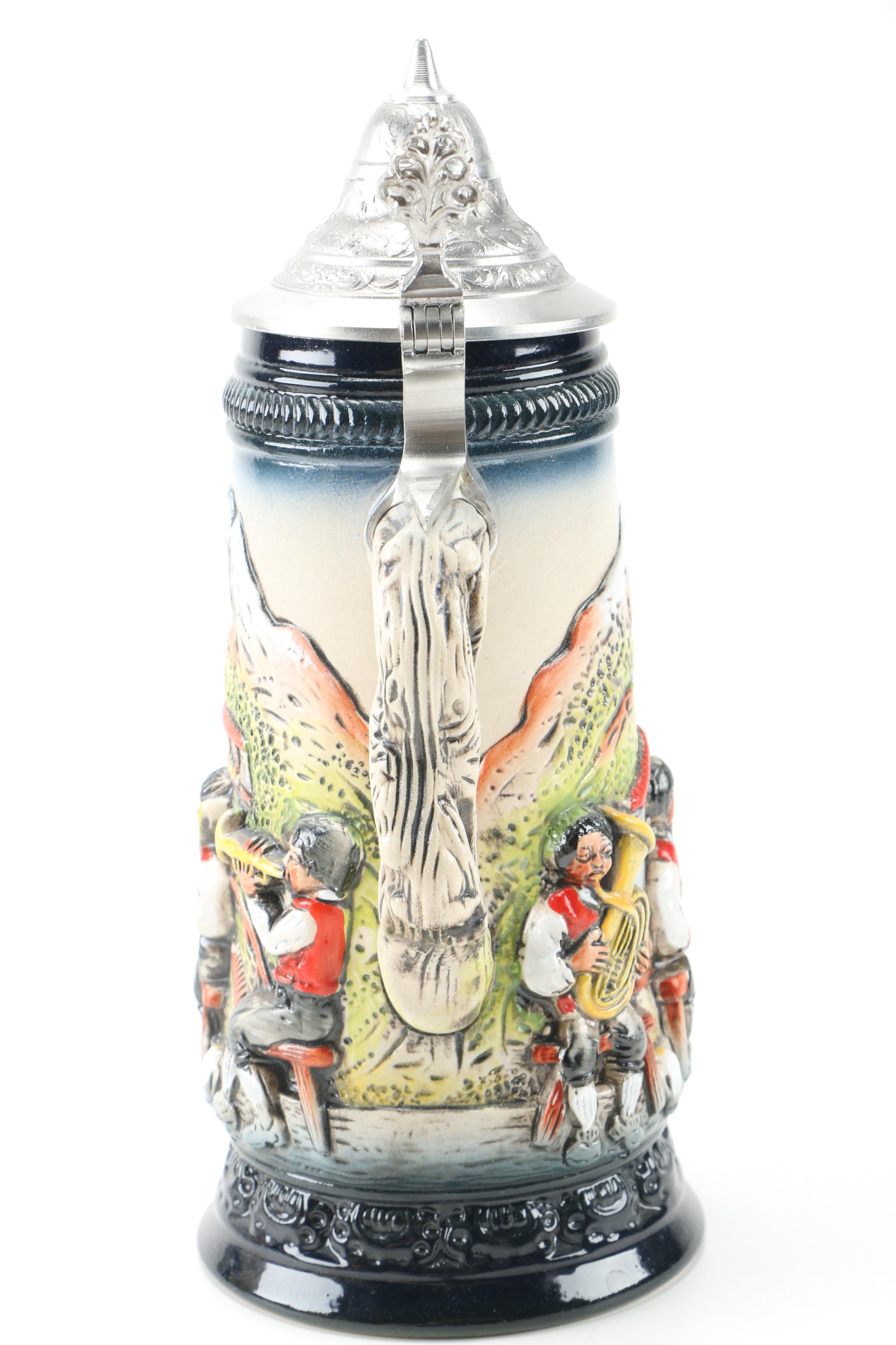 German Beer Steins Featuring Marzi & Remy