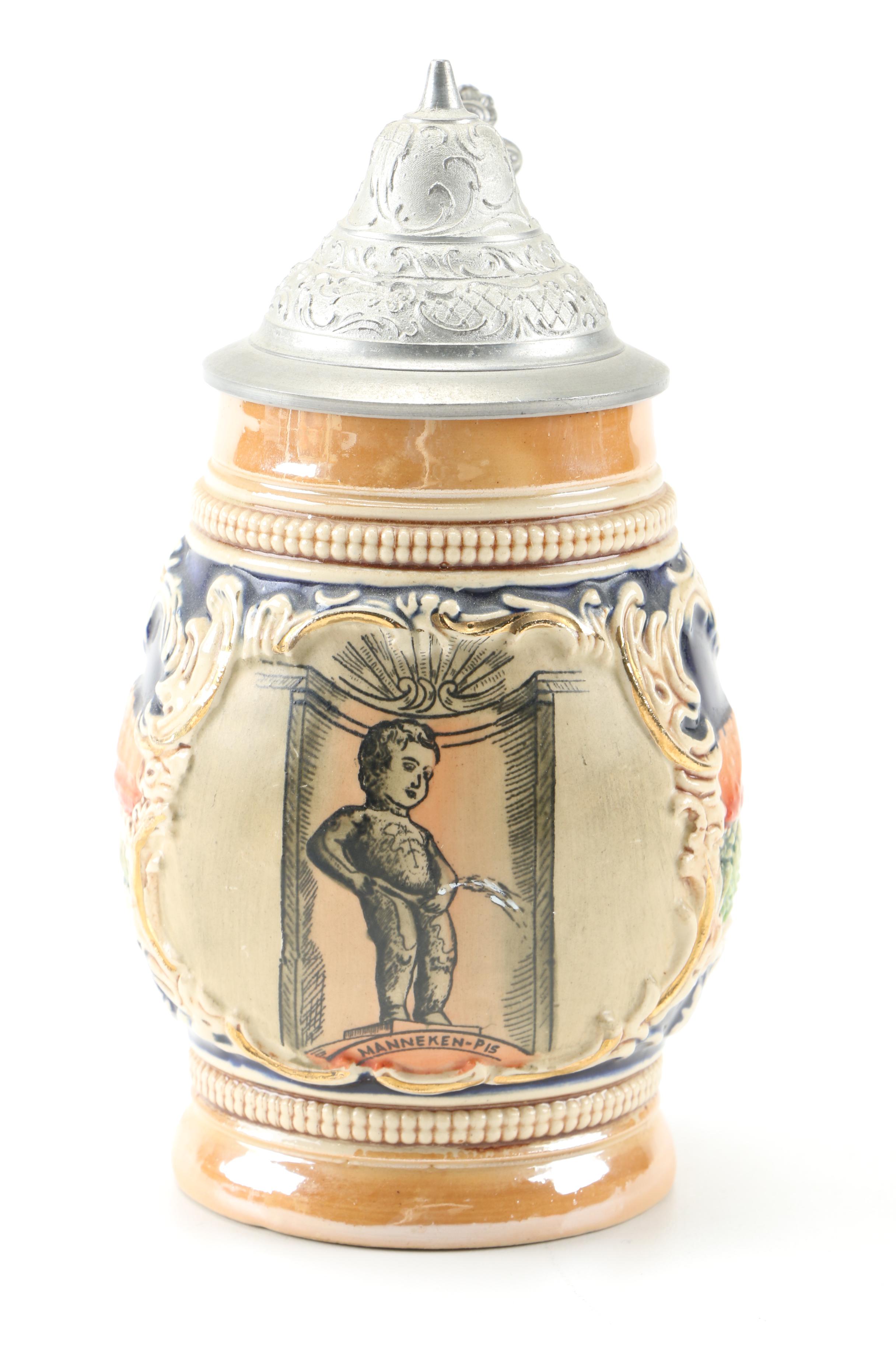 German Beer Steins Featuring Marzi & Remy