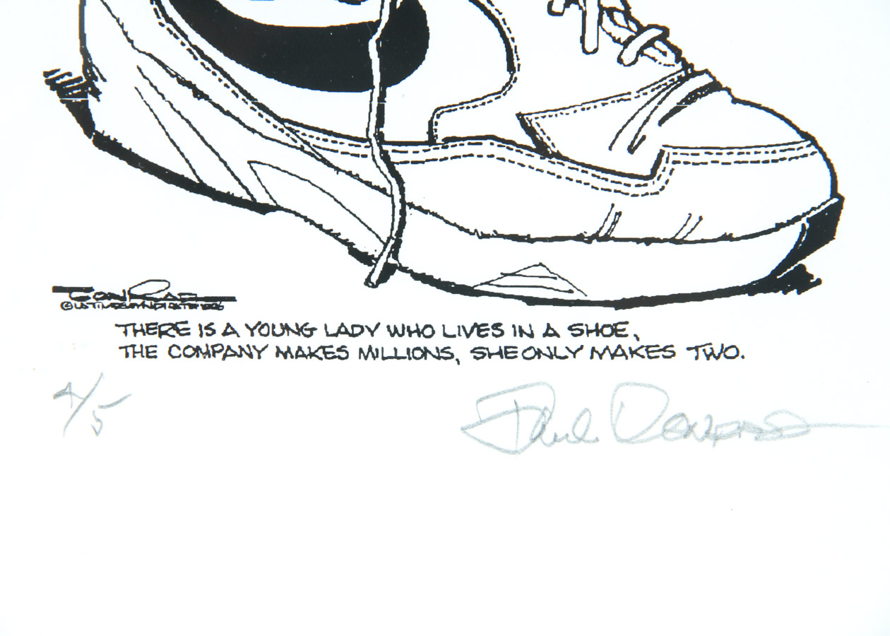 Two Paul Conrad Signed Prints