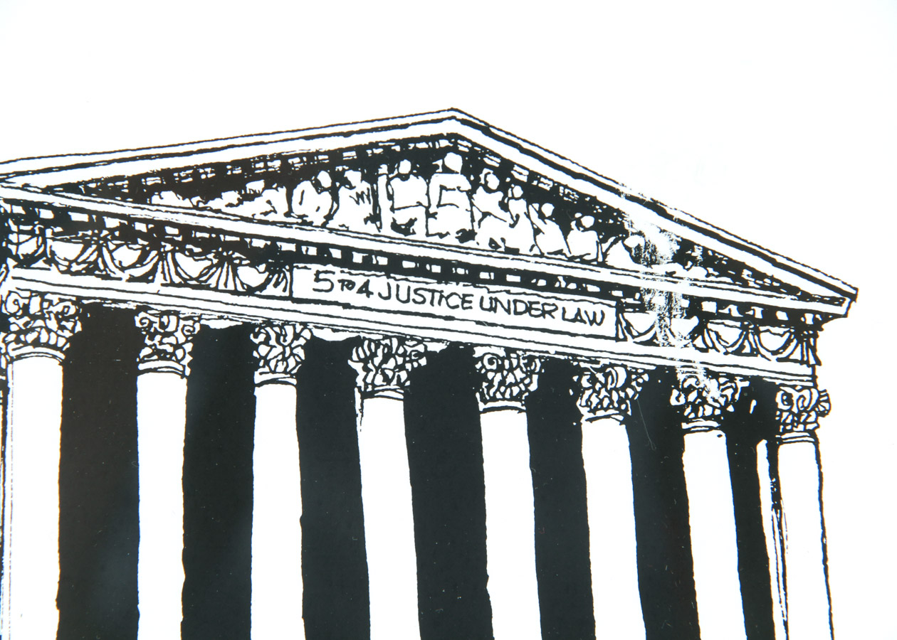 Pair of Signed Paul Conrad Lithographic Prints