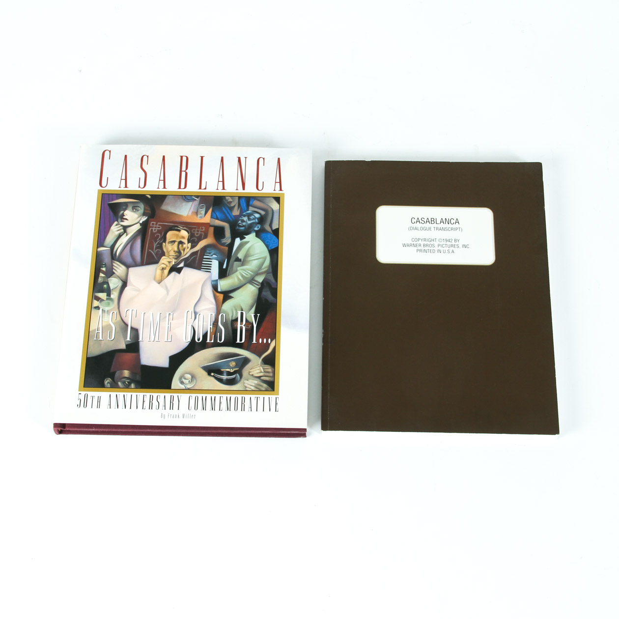 Casablanca Script Copy and 50th Anniversary Book