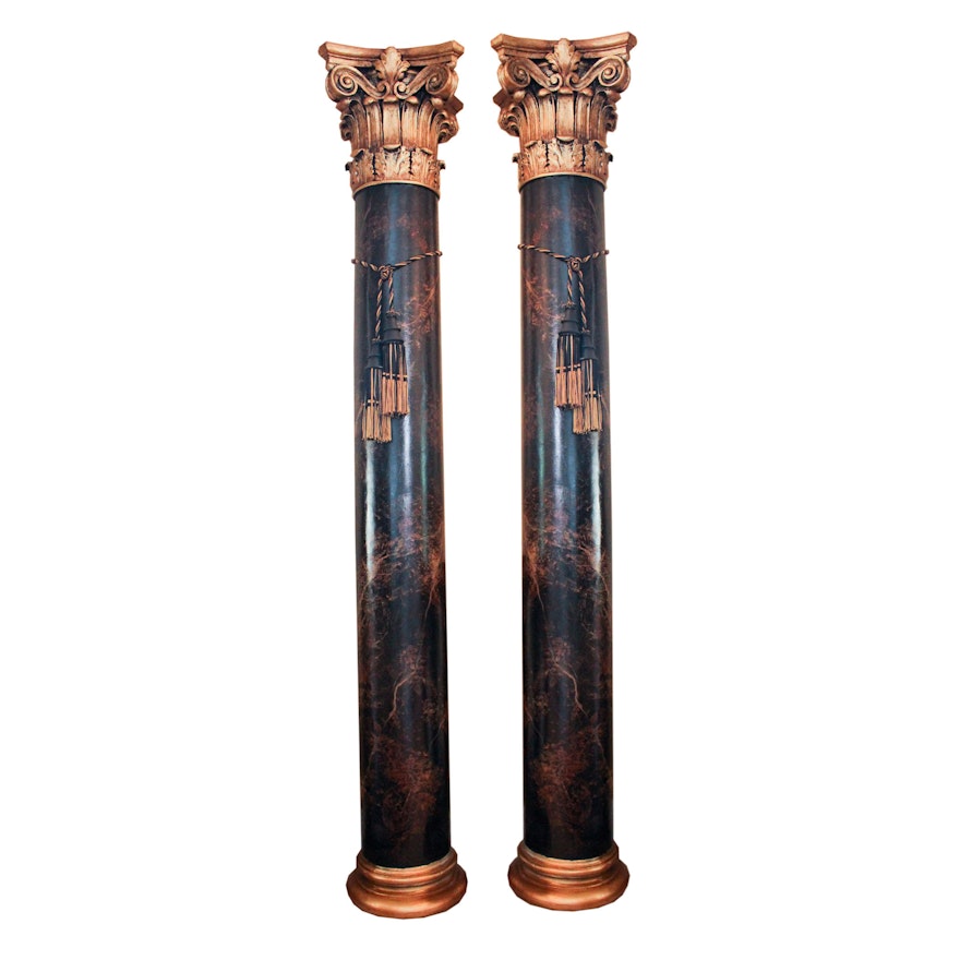 Pair of Decor Corinthian Columns