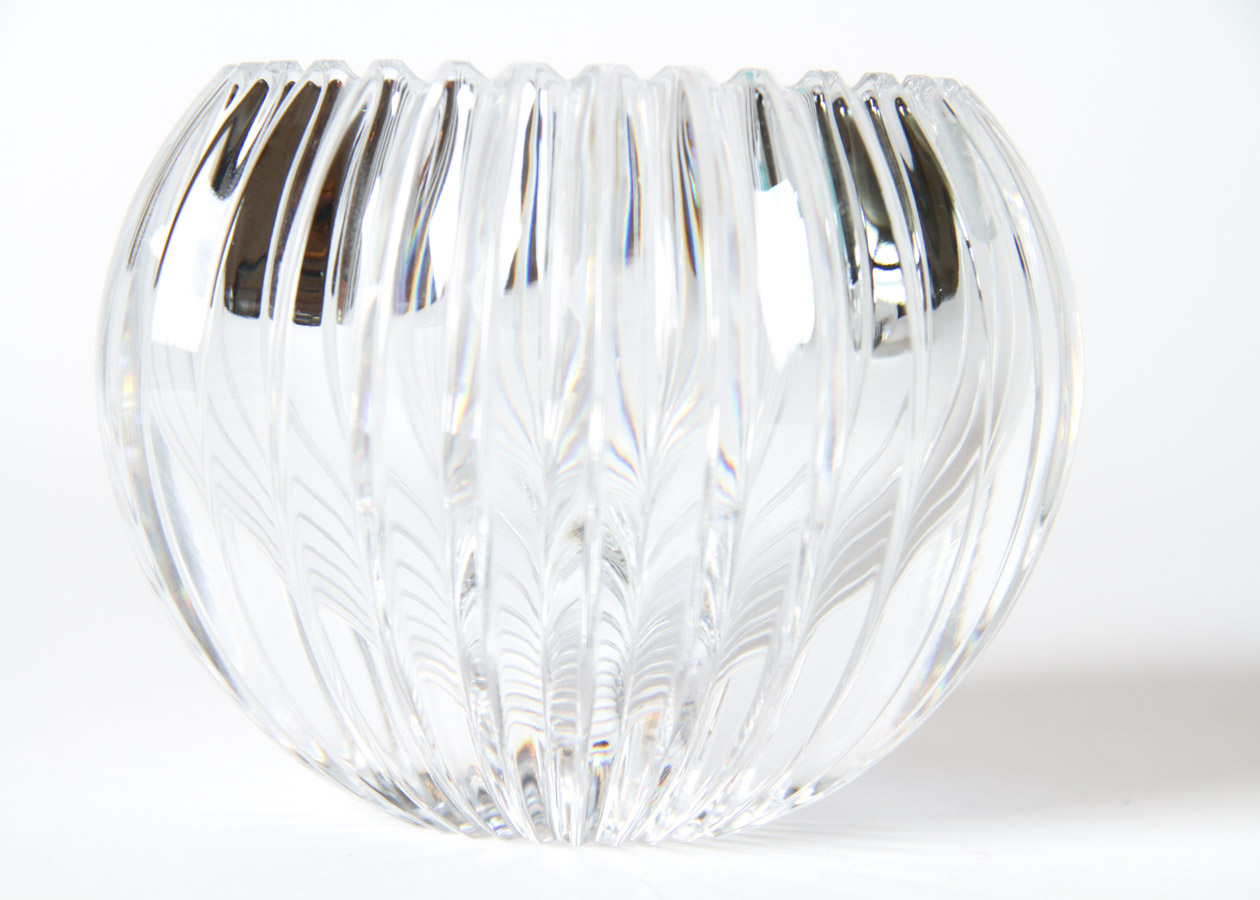 Pair of Tiffany & Co. Crystal Votives