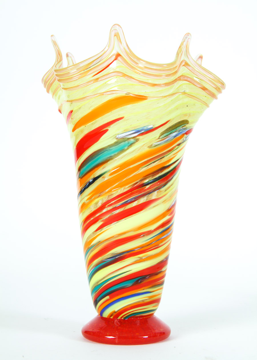 Art Glass Vase and Sculpture