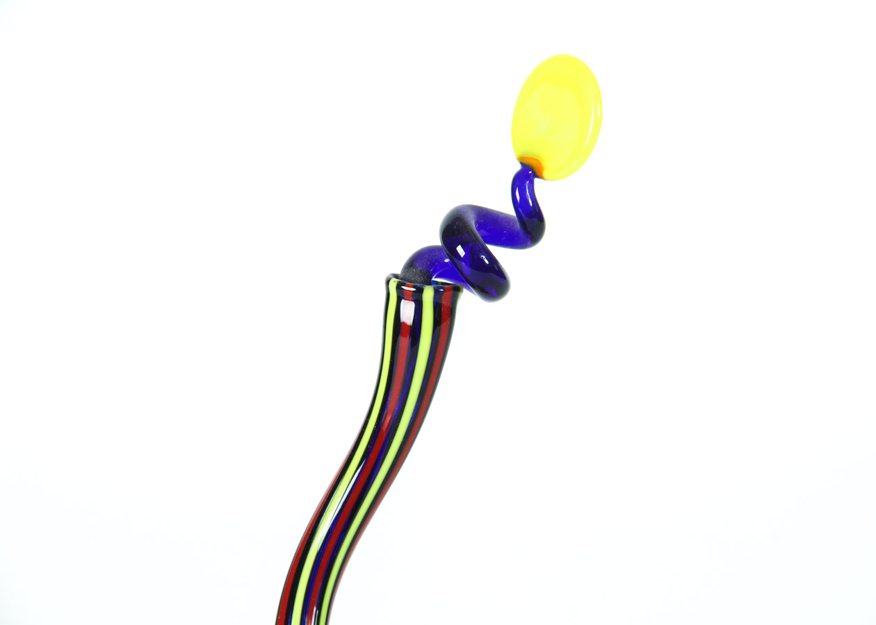 Art Glass Sculpture Vase