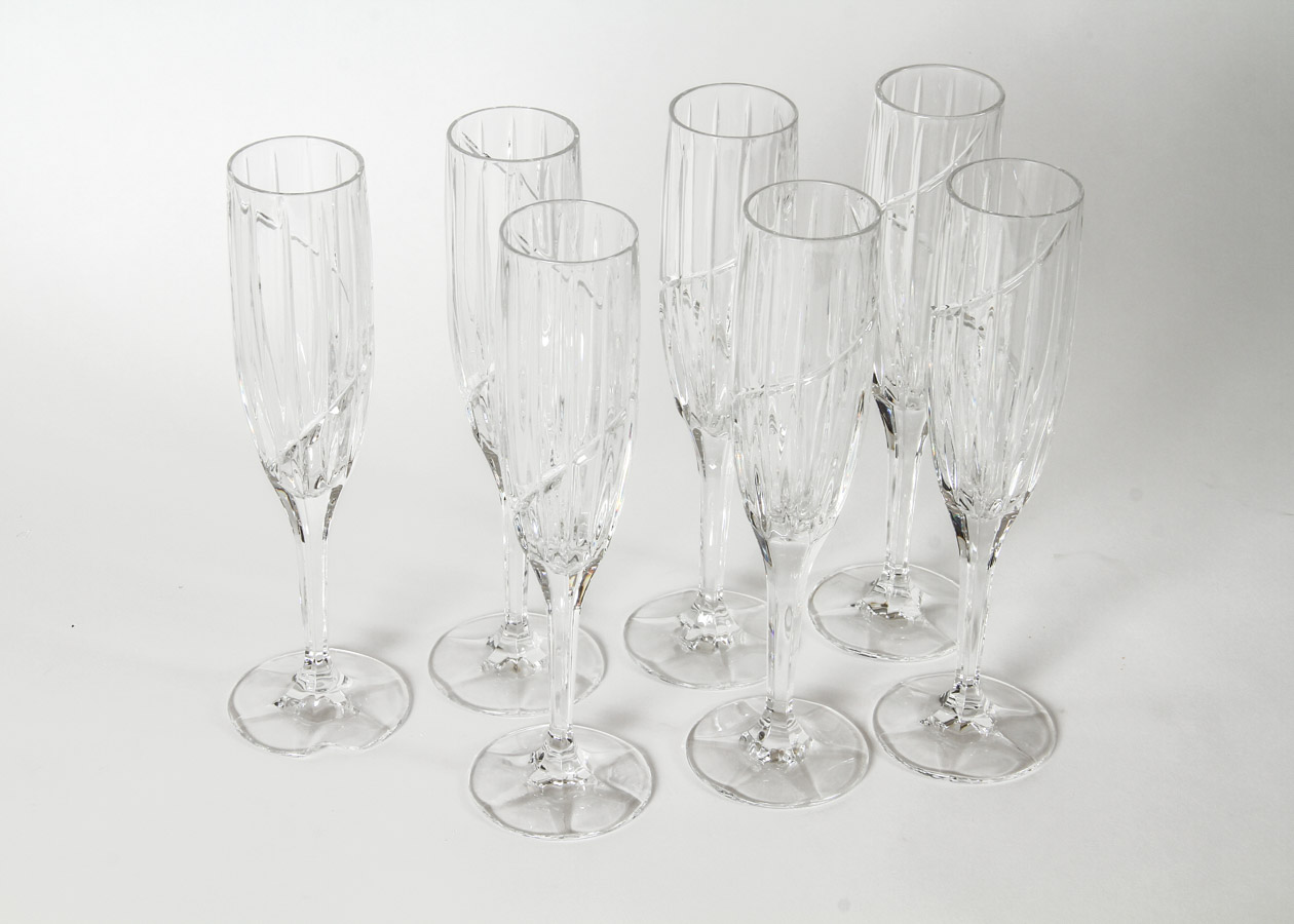 Generous Assortment of Glass Drinkware