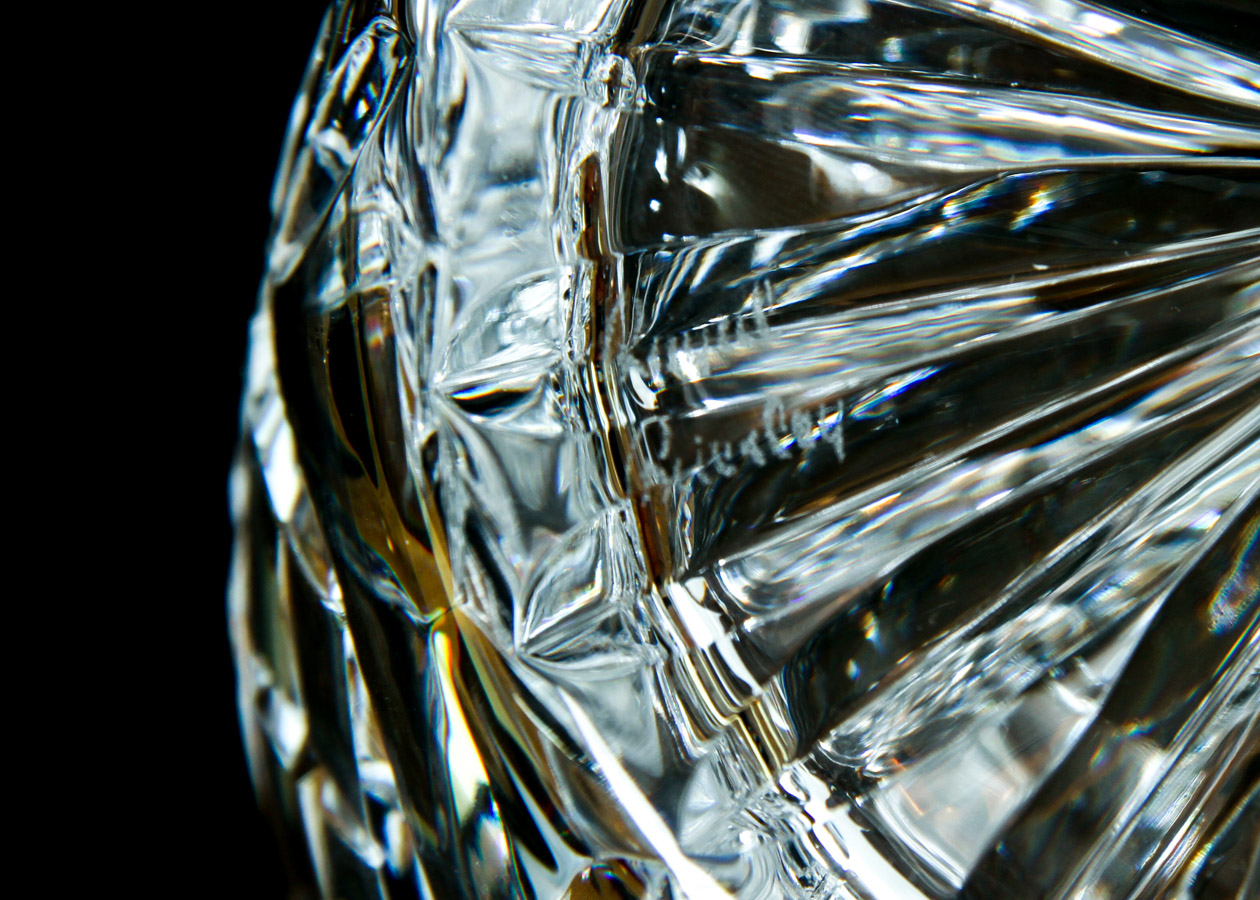 Three Crystal and Glass Decanters