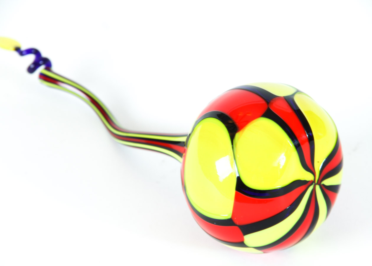 Art Glass Sculpture Vase